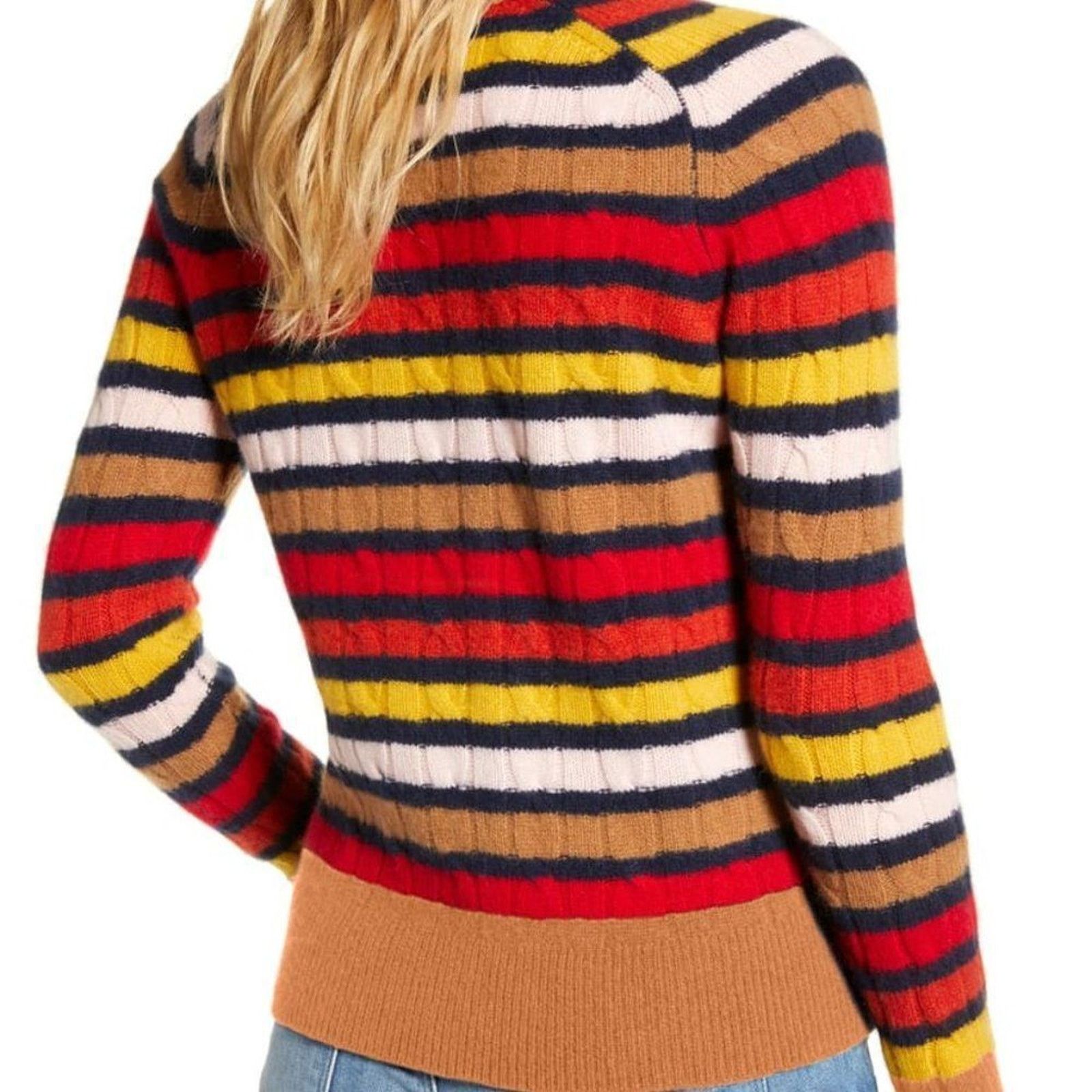 1901 100% Cashmere Cable Sweater from 1901 Size M / US 6-8 / IT 42-44 - 10 Thumbnail