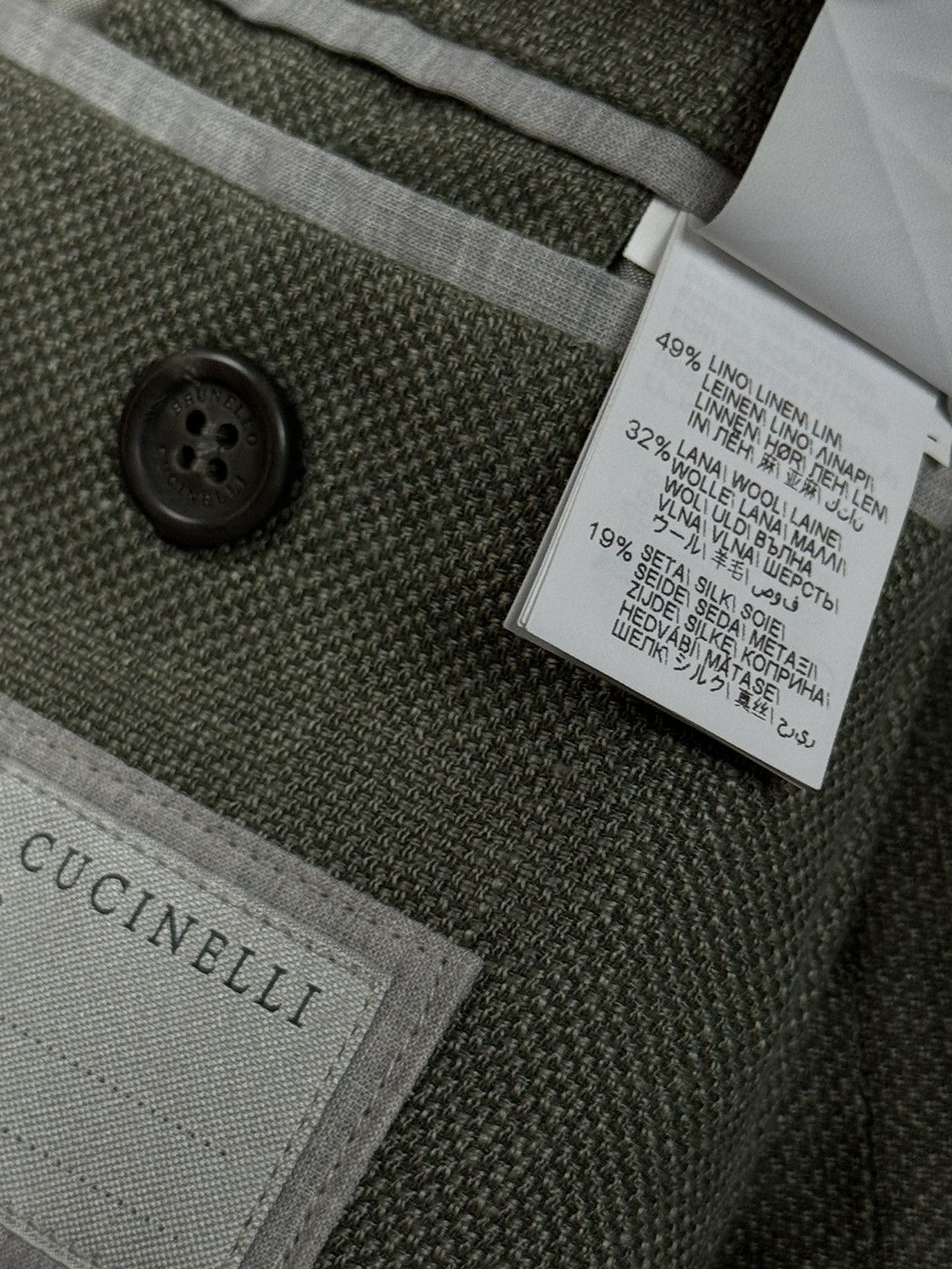 Brunello Cucinelli Linen blazer Brunello Cucinelli Italy original luxury item Size 50L - 4 Thumbnail