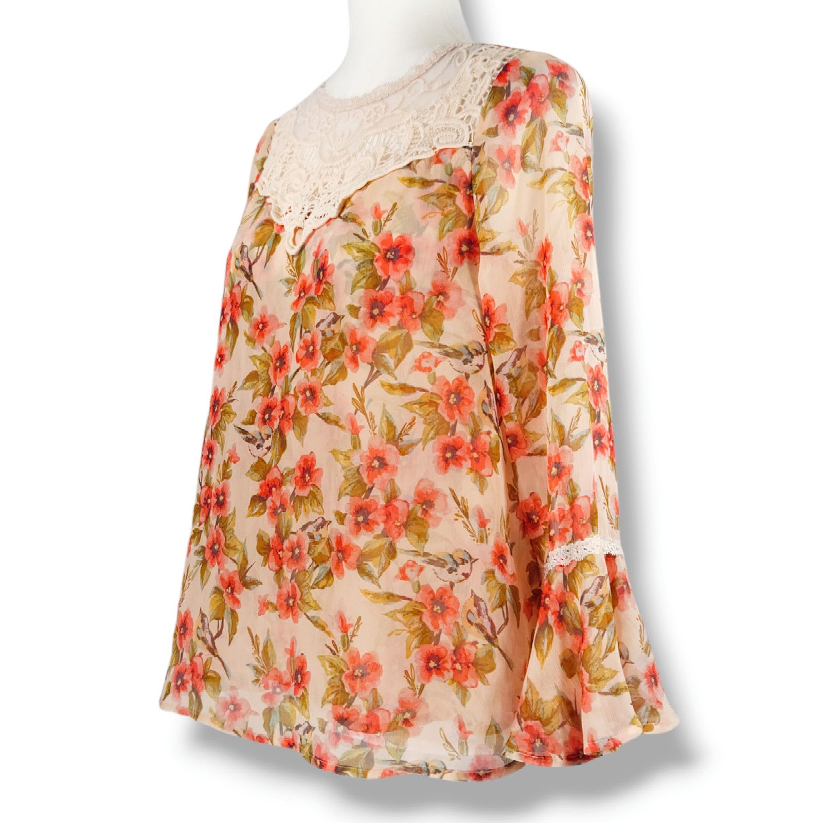 Other EUC Disney LC Lauren Conrad Snow White Peasant Top Sz. S Size S / US 4 / IT 40 - 1 Thumbnail
