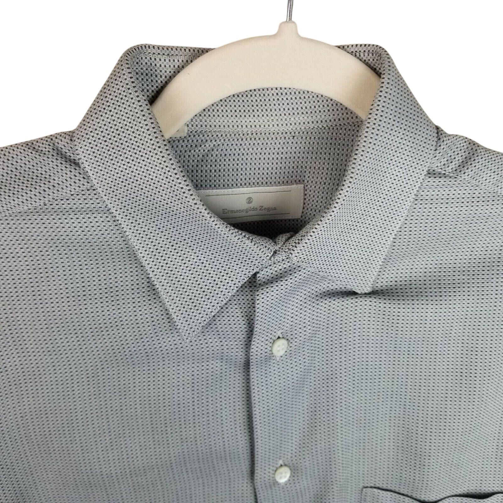 Ermenegildo Zegna Ermenegildo Zegna Dress Shirt Mens 38S Boardroom Career Work Size US S / EU 44-46 / 1 - 2 Thumbnail
