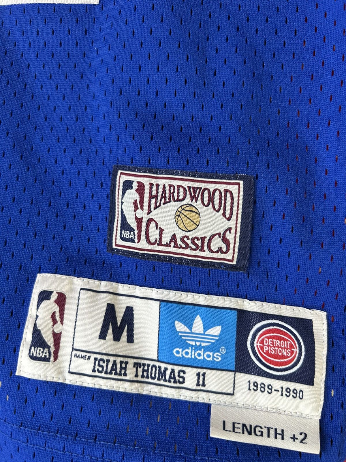 Adidas Adidas Detroit Pistons Hardwood Classics Isiah Thomas Jersey Size US M / EU 48-50 / 2 - 4 Thumbnail