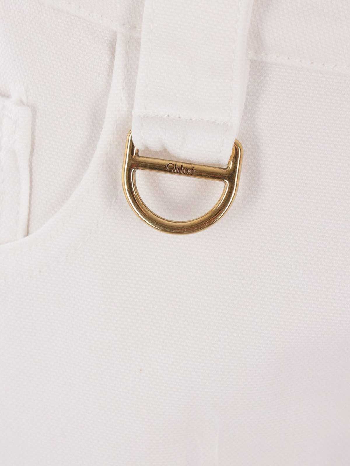 Chloe o1loc1c11125 Trousers in Iconic Milk Size 28" / US 6 / IT 42 - 4 Thumbnail