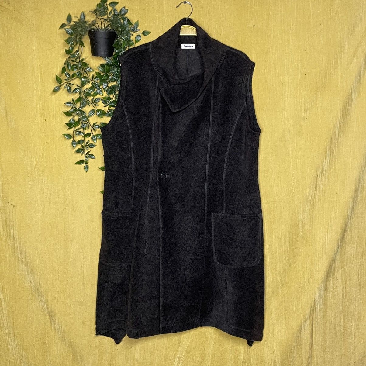 Issey Miyake A28 Issey Miyake Plantation Fleece long sleeveless jacket Size US M / EU 48-50 / 2 - 1 Thumbnail