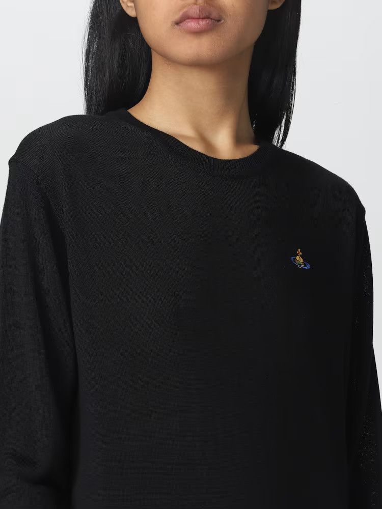 Vivienne Westwood o1s22i1n0924 Logo Embroidery Bea Cardigan in Black Size XS / US 0-2 / IT 36-38 - 5 Thumbnail