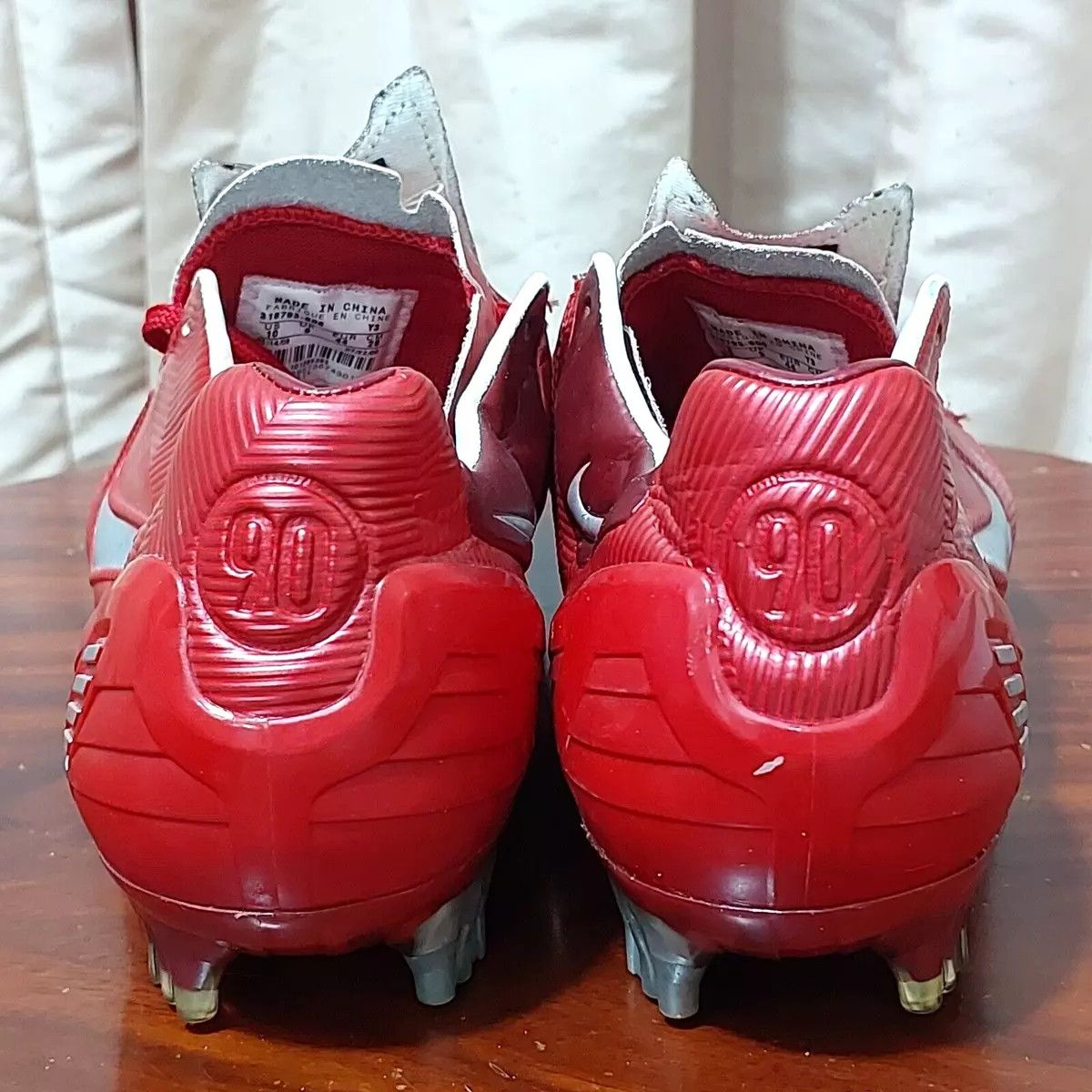 Nike T90 Laser II Elite FG Red 318793-606 Us10 Uk9 28CM RARE!!! Size US 9 / EU 42 - 6 Thumbnail