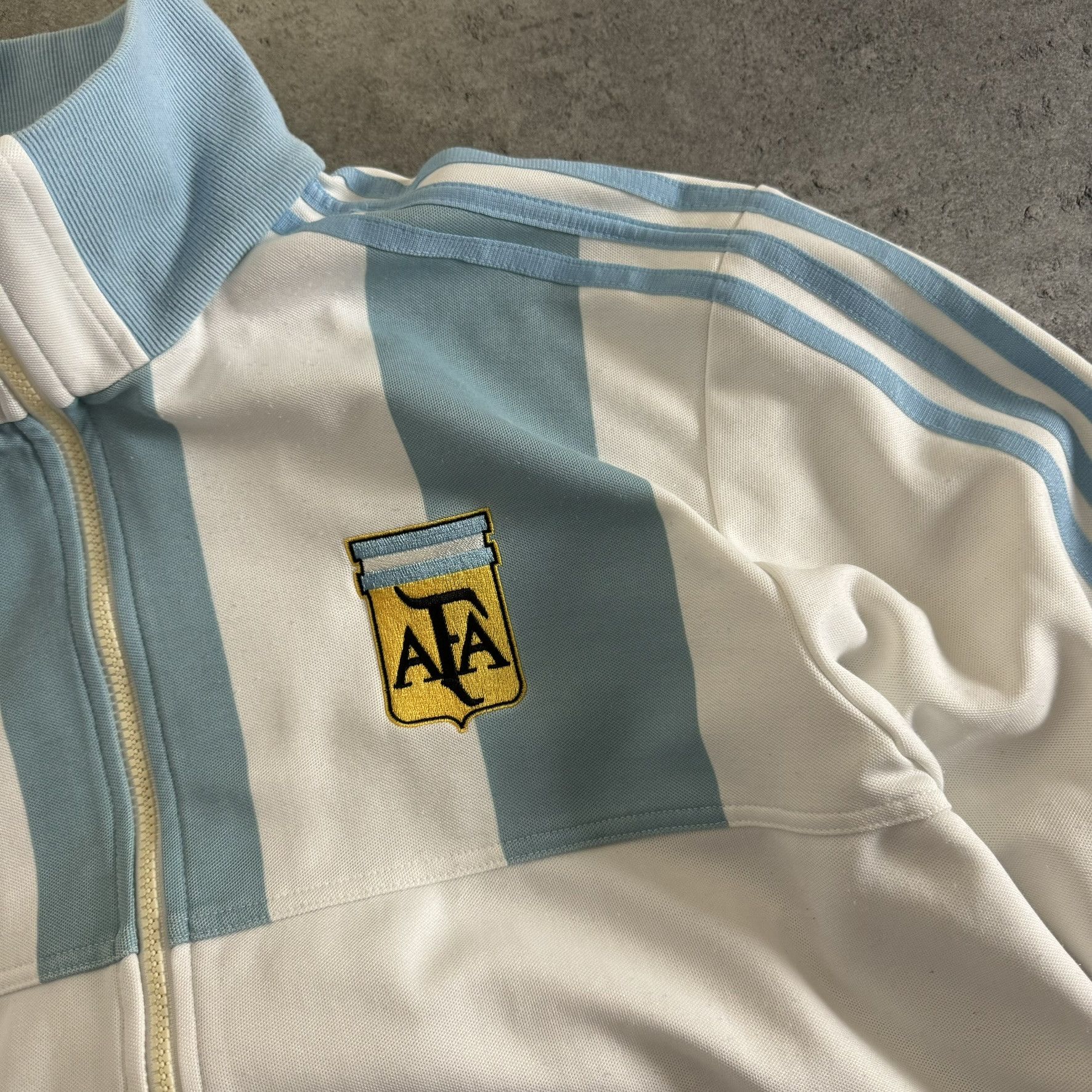 Adidas × Vintage Adidas Argentina AFA Soccer FIFA Track Jacket (2XL) Size US XXL / EU 58 / 5 - 4 Thumbnail