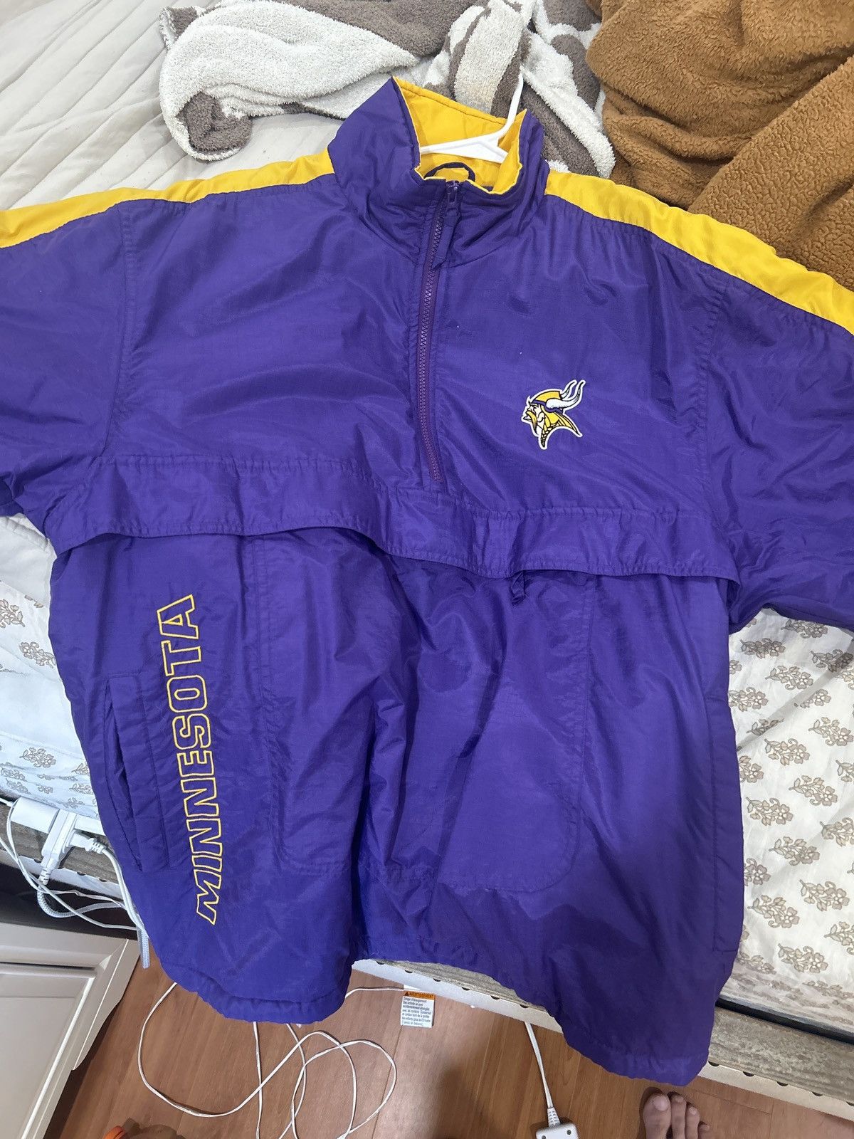 Logo Athletic Vintage Minnesota Vikings windbreaker Size US M / EU 48-50 / 2 - 4 Thumbnail