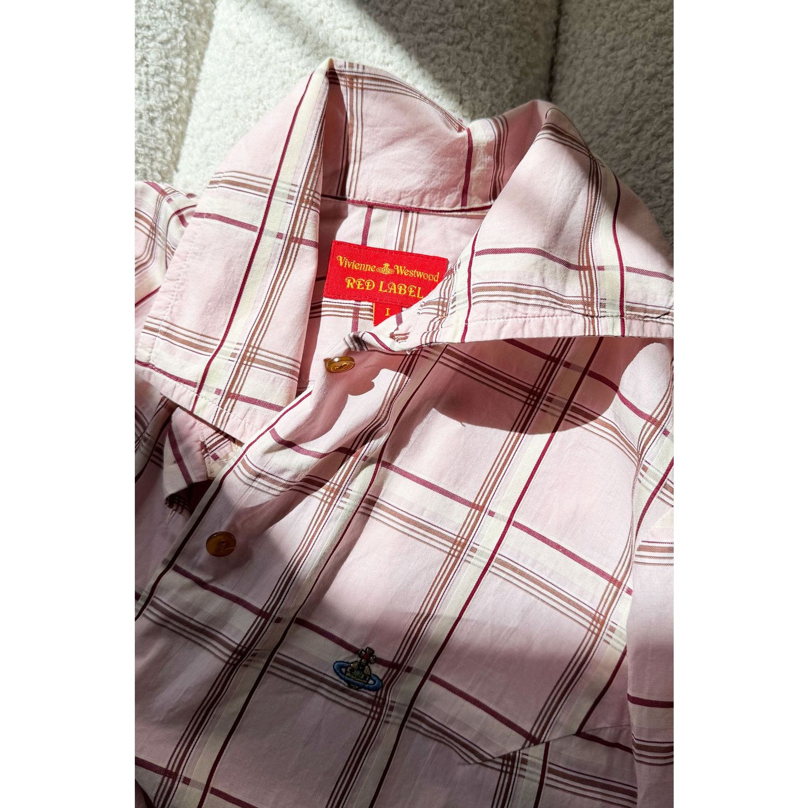 Vivienne Westwood Vintage VIVIENNE WESTWOOD Red Label Pink Plaid Button Down Size S / US 4 / IT 40 - 6 Thumbnail