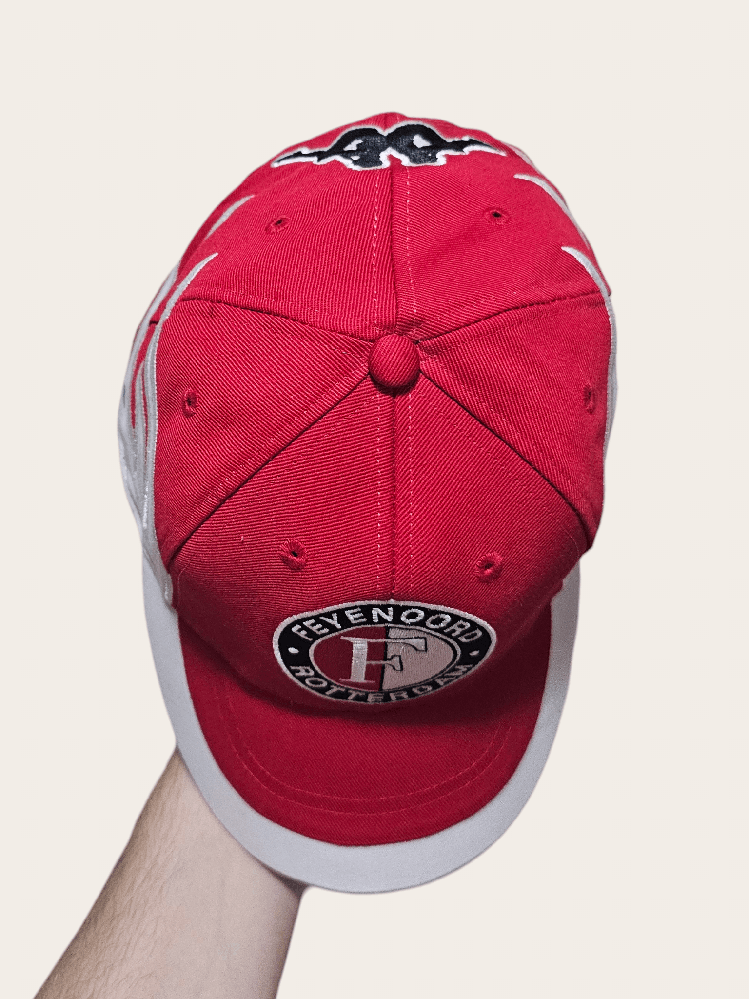 Kappa Feyenoord Rotterdam Kappa Vintage Flames Hat Size ONE SIZE - 5 Thumbnail