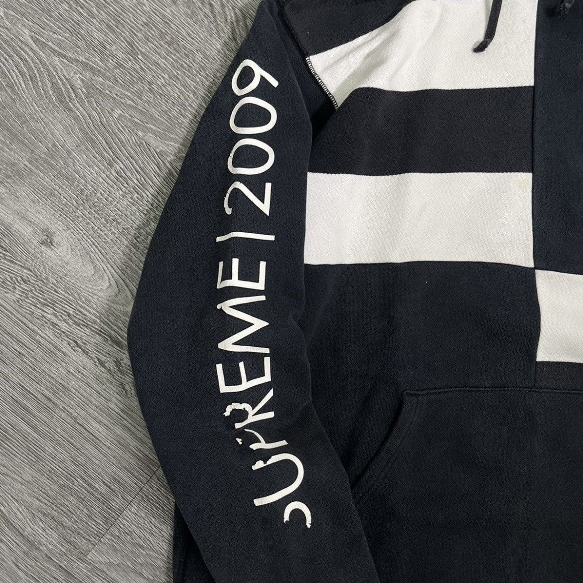 Supreme Supreme 2009 Block Stripe Hoodie Size US XL / EU 56 / 4 - 3 Thumbnail