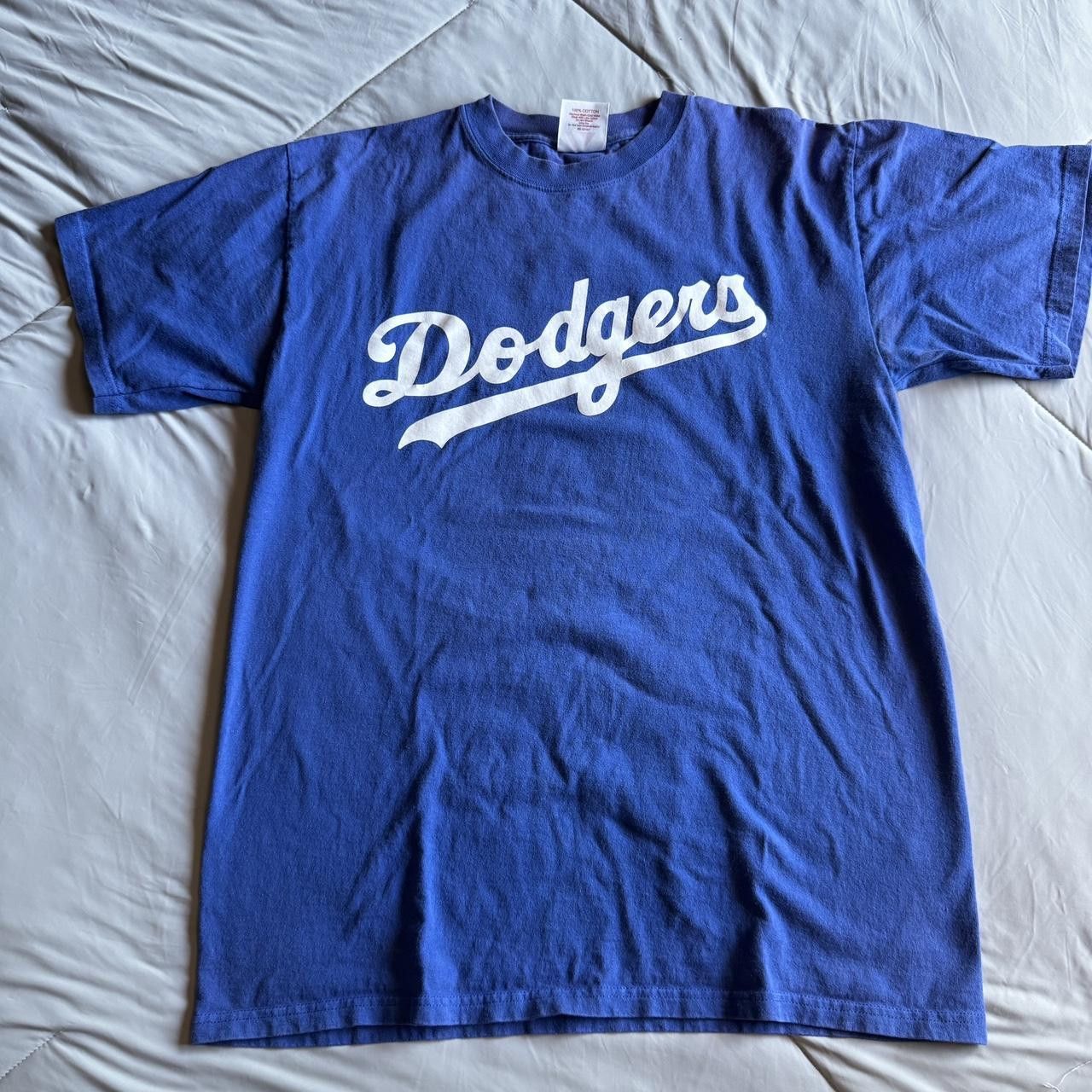 MLB LA Los Angeles Dodgers Vintage Majestic T-Shirt - Size Large Size US L / EU 52-54 / 3 - 1 Thumbnail