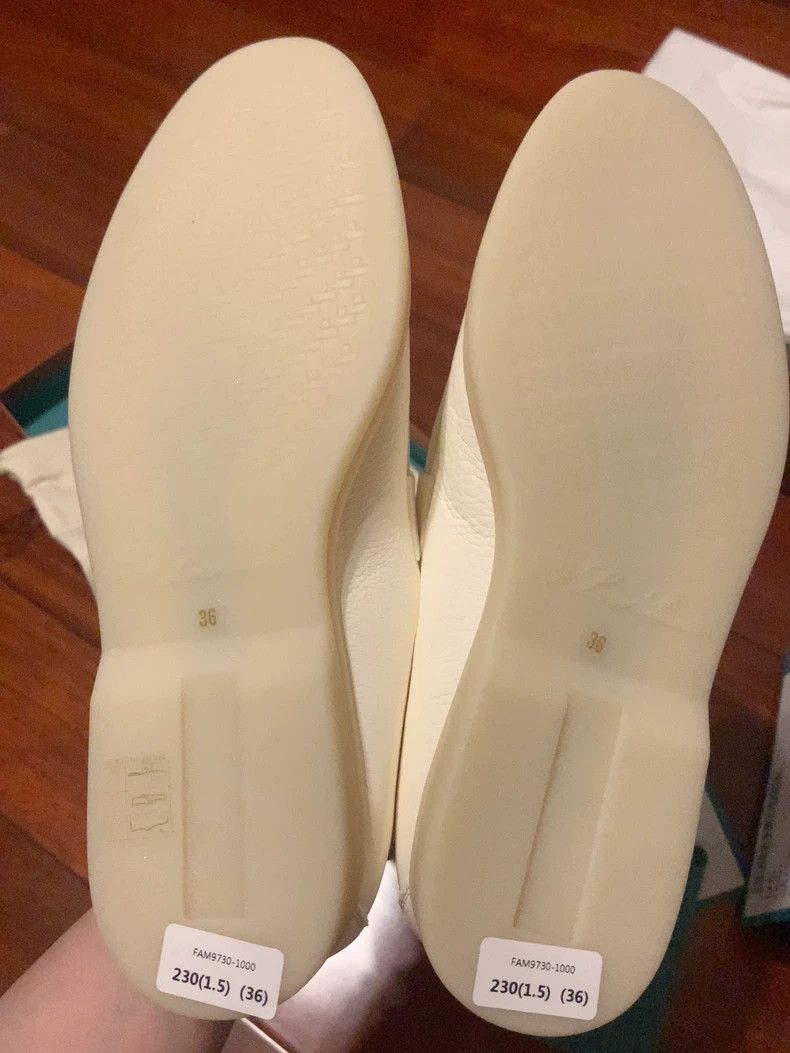 Loro Piana LORO PIANA White loafers Size US 5.5 / IT 35.5 - 2 Thumbnail
