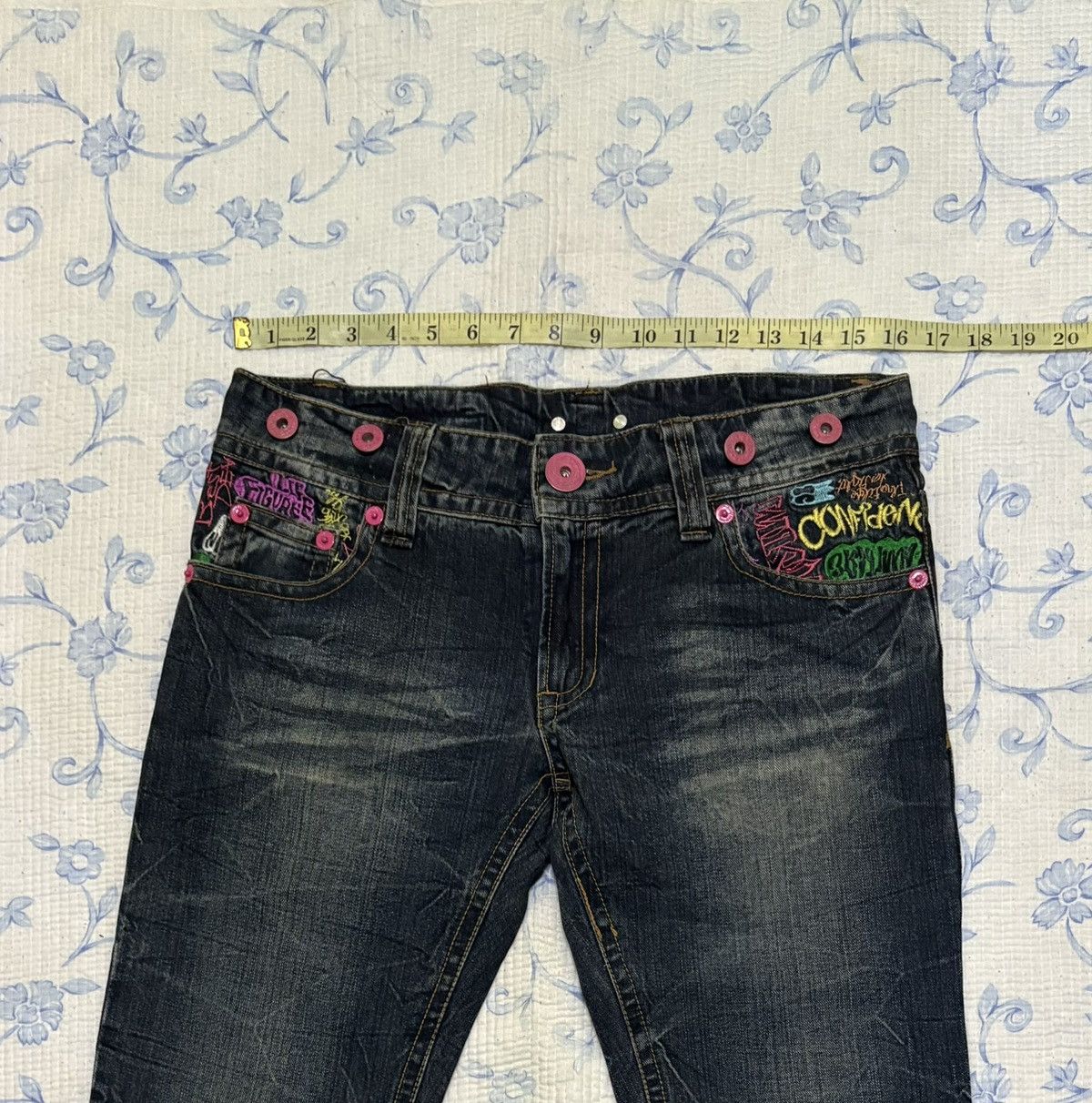 Japanese Brand Japanese Confidence Streetwear Distressed Denim Size US 32 / EU 48 - 3 Thumbnail