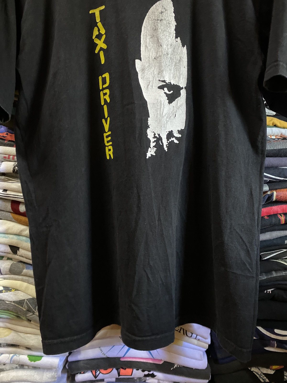Vintage Vtg 90s 00s Taxi Driver Robert De Niro Pyscho Movie Tee Size US L / EU 52-54 / 3 - 5 Thumbnail