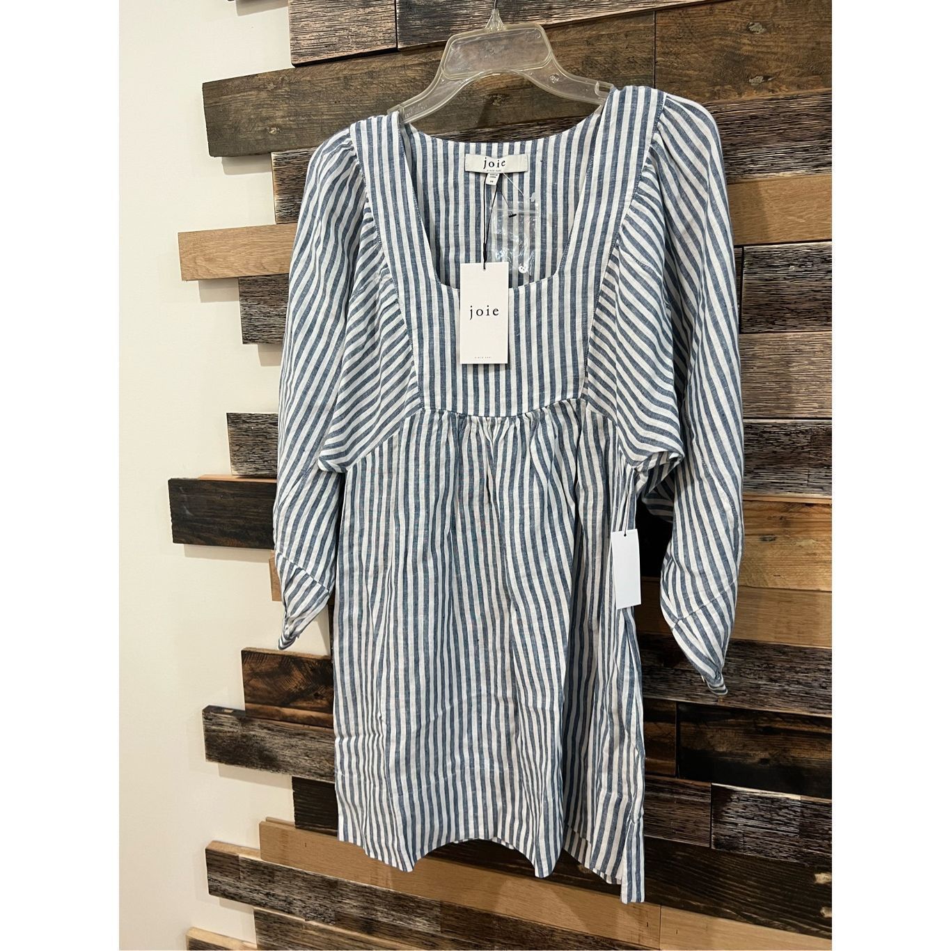 Joie Joie NWT Anjelica Striped Linen Smock Dress sz XS | Grailed