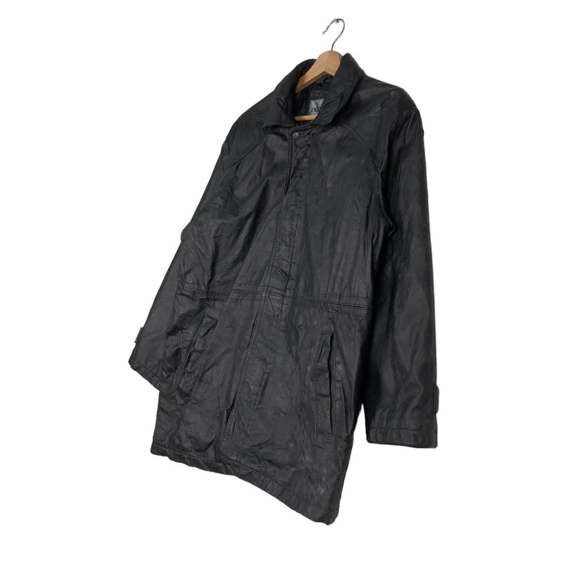Japanese Brand 🔥VINTAGE BIKER LEATHER JACKET RACER DURANTE JAPAN Size US M / EU 48-50 / 2 - 2 Thumbnail
