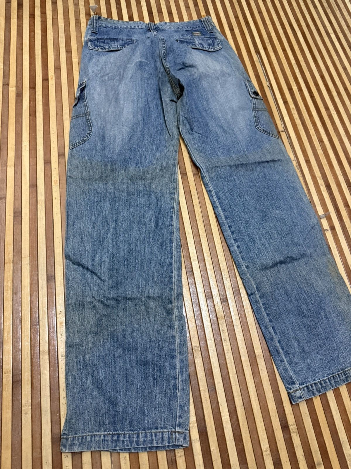 Hanes Baggy Hanes Denim Cargo Pants Multipocket / Streetwear Size US 30 / EU 46 - 11 Thumbnail