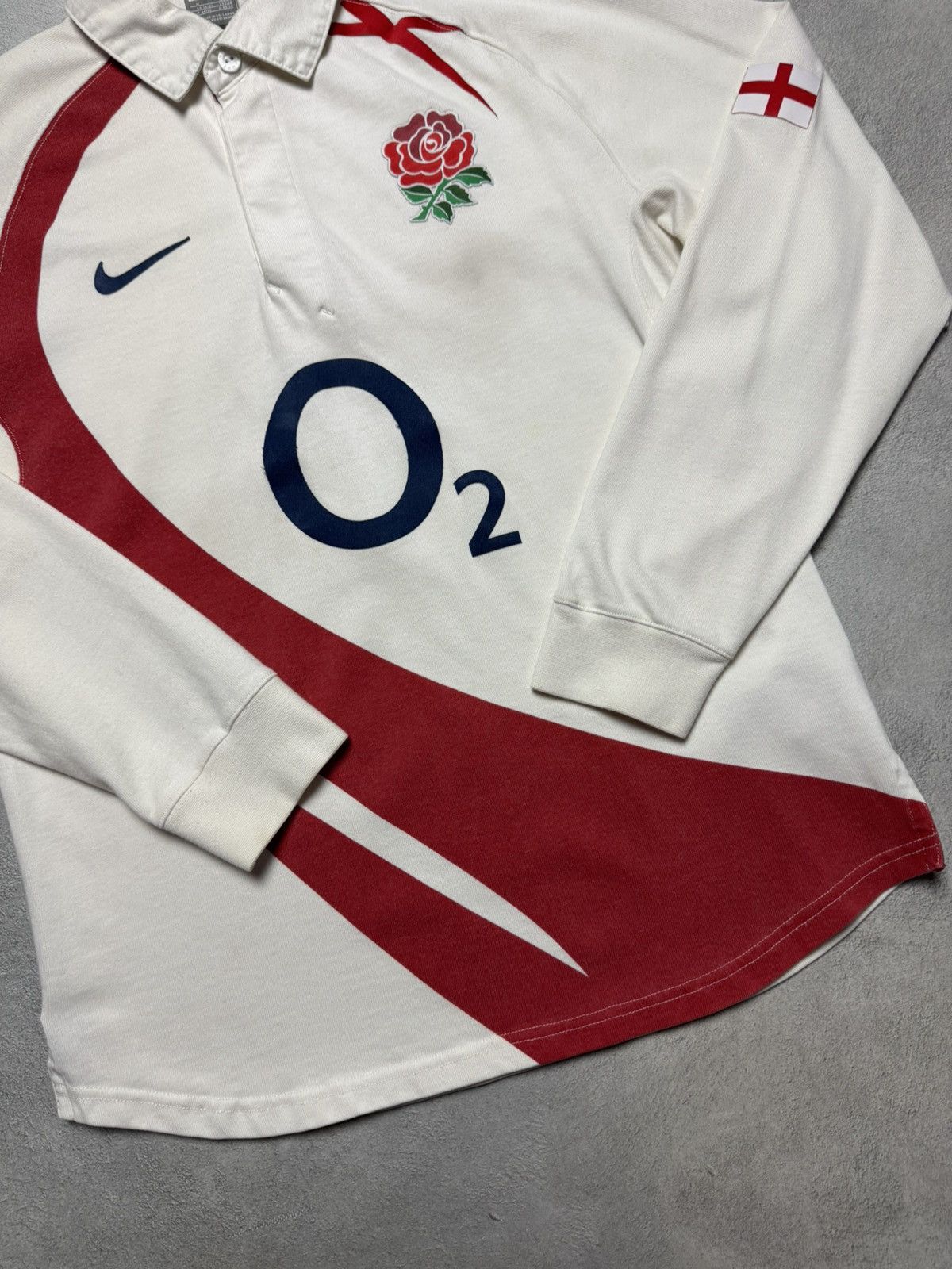 Nike England 2007 Home Rugby Shirt Jersey Long Sleeve Nike Size US M / EU 48-50 / 2 - 4 Thumbnail