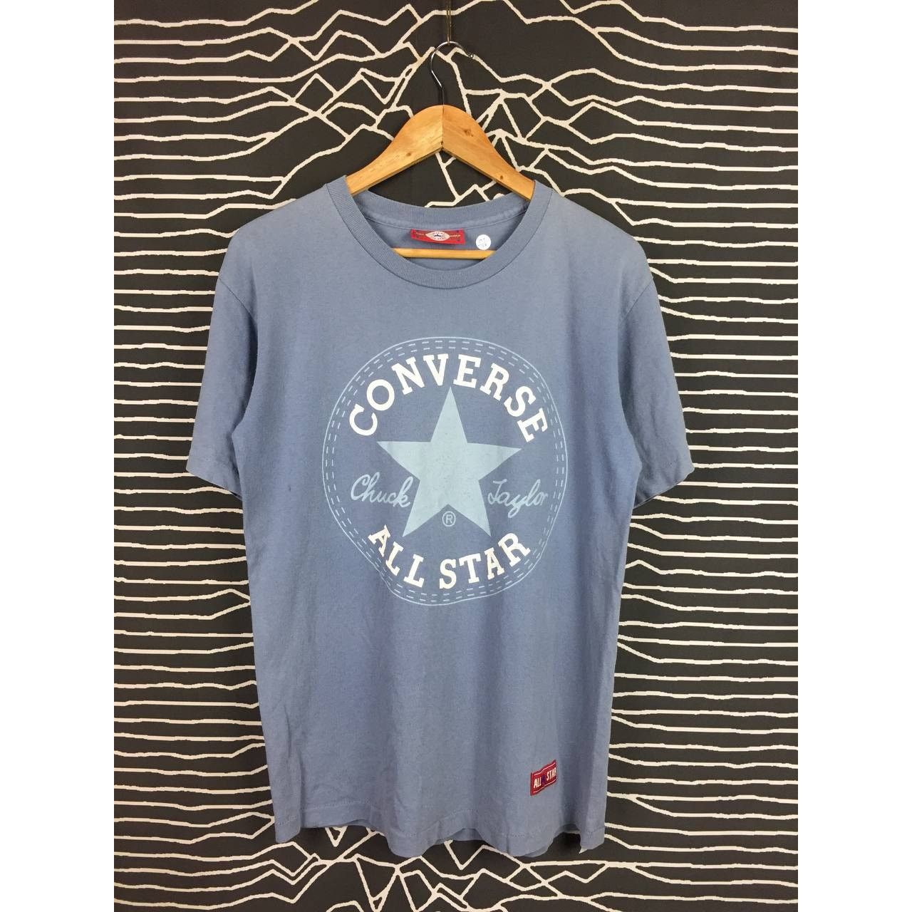 Converse × Vintage Vtg 90s Converse All Star Chuck Taylor Single Stitch Tee Size US M / EU 48-50 / 2 - 1 Thumbnail