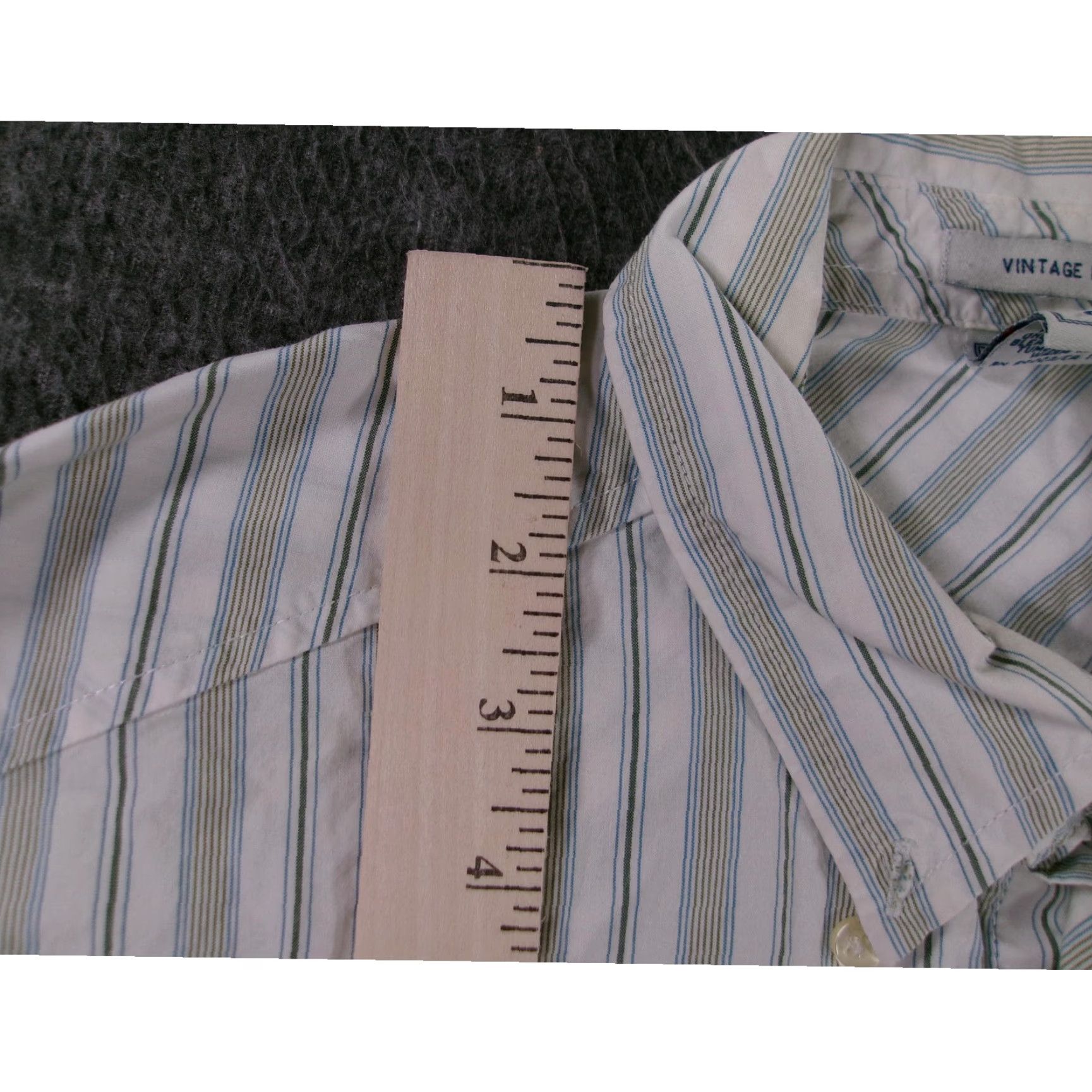 Old Navy VINTAGE? No — Old Navy Shirt Mens Small Grey Striped Button-Down Cotton Regular Fit Long Sleeve Casual Workwear S Grey Striped Button-Up Men Size US S / EU 44-46 / 1 - 4 Thumbnail