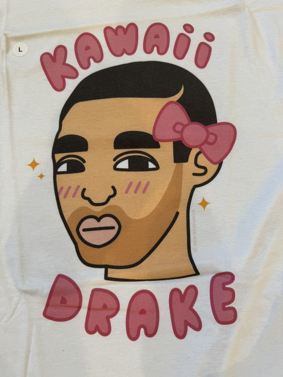 Drake × Rap Tees Kawaii Drake Tshirt - Size Large - Brand New Size US L / EU 52-54 / 3 - 3 Thumbnail