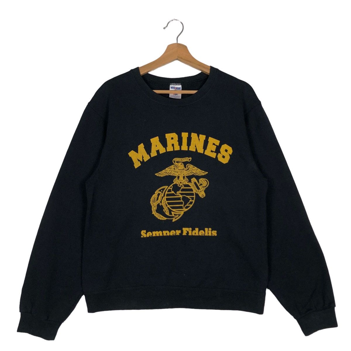 Buzz Rickson's 🔥90’s Vintage Sweatshirt Crewneck Marines Semper Fidelis Size US S / EU 44-46 / 1 - 1 Thumbnail