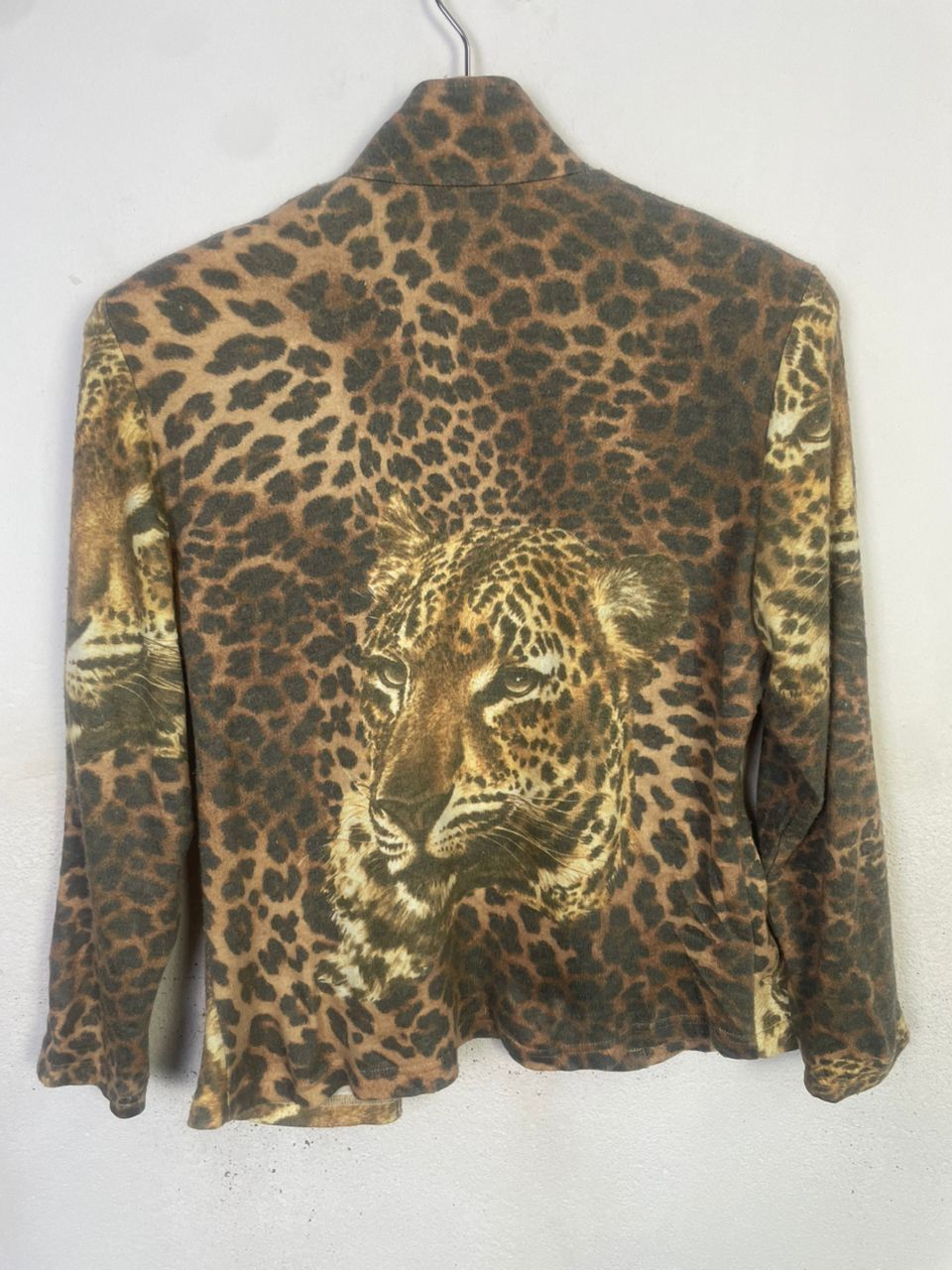 Designer Vintage Leopard Designed Jacket Size M / US 6-8 / IT 42-44 - 6 Thumbnail