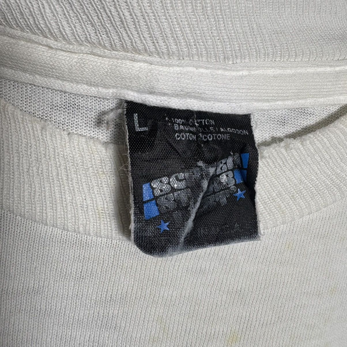 Vintage Vintage 90s Dalamodella Single Stitch Graphic T-Shirt Size US L / EU 52-54 / 3 - 5 Thumbnail