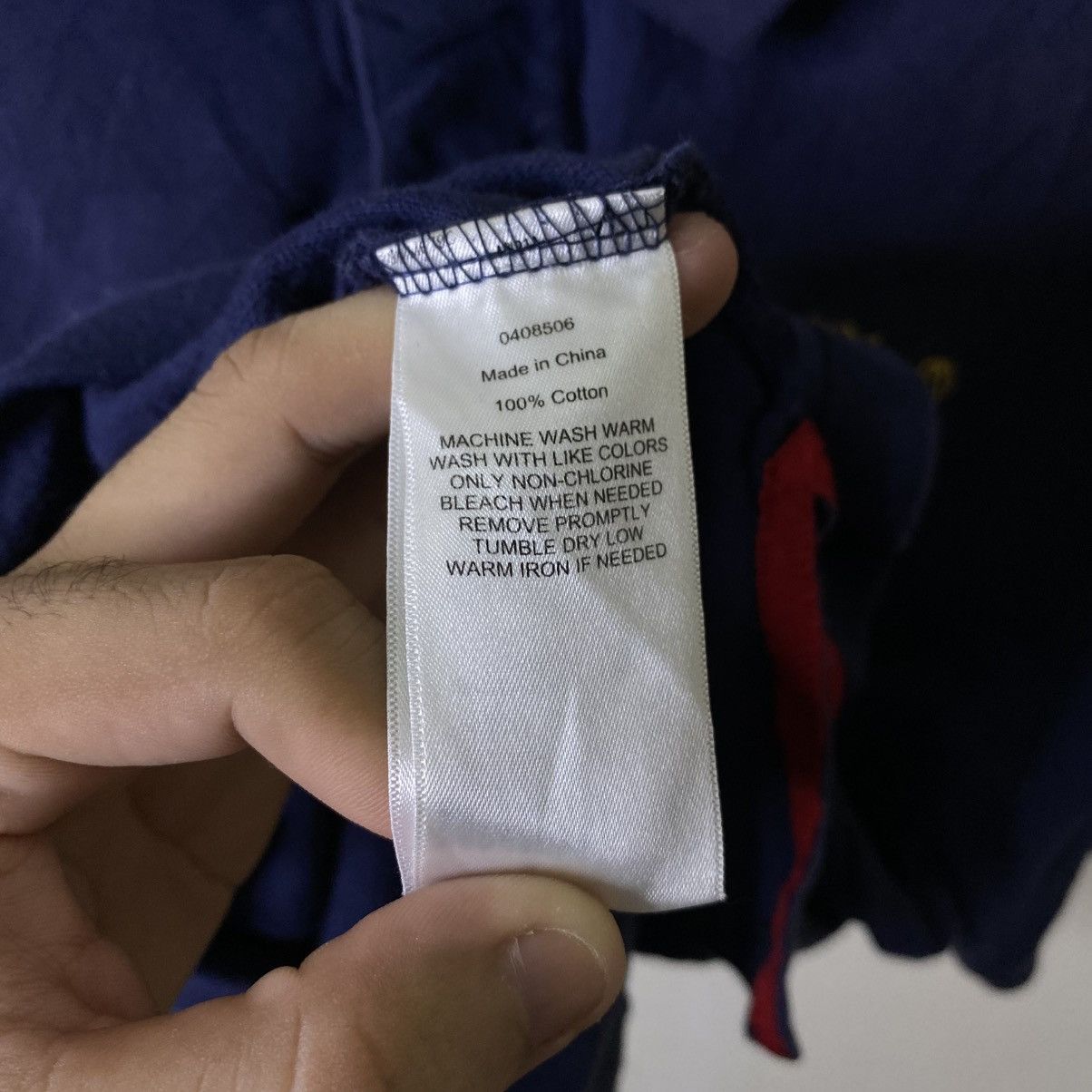 Polo Ralph Lauren Vintage Polo Ralph Lauren Chief Keef Style Polo Tee Size US L / EU 52-54 / 3 - 4 Thumbnail