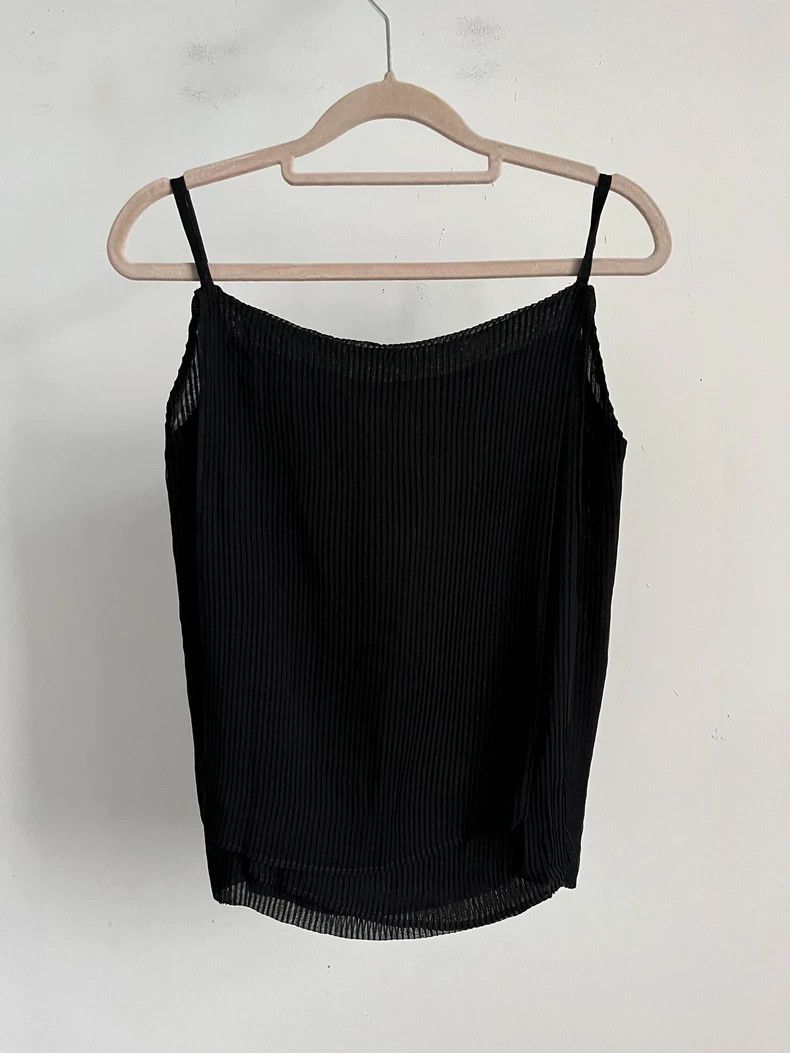 Issey Miyake issey miyake size:3 black tank top 2505-Nextarrow Size XXS / US 00 / IT 34 - 2 Thumbnail