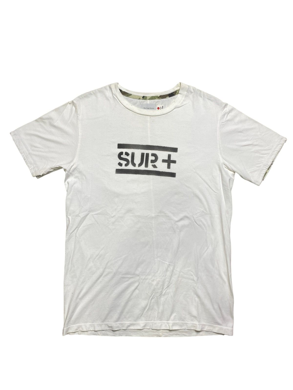 Vintage VINTAGE HERITAGE STONE JAPANESE BRAND SUR+ SPELLOUT TEE Size US M / EU 48-50 / 2 - 1 Thumbnail