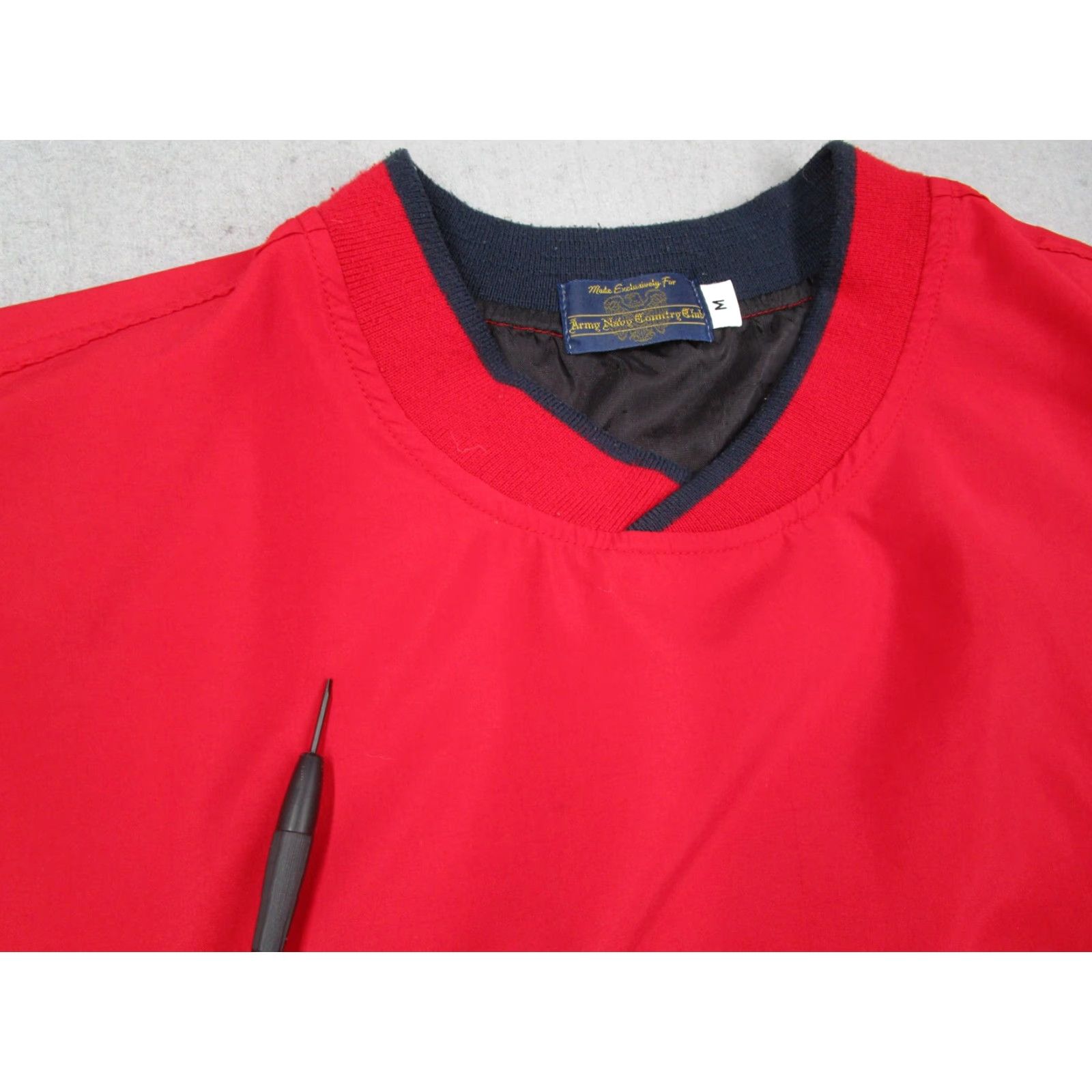 Vintage VINTAGE Army Navy Country Club Jacket Mens M Red Microfiber V Neck Golf Pullover Windbreaker Size US M / EU 48-50 / 2 - 5 Thumbnail