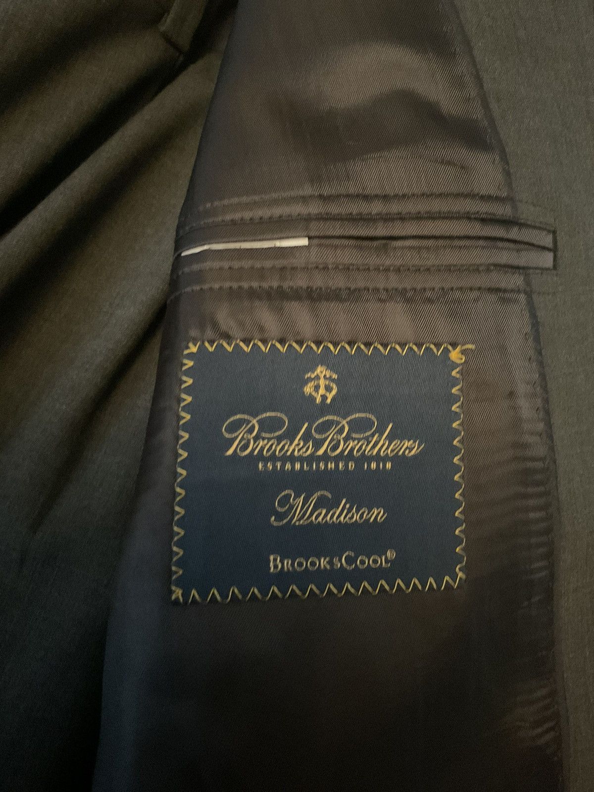 Brooks Brothers Brooks Brothers Madison BrooksCool Full Canvas Gray 2pc Suit Size 40R - 3 Thumbnail