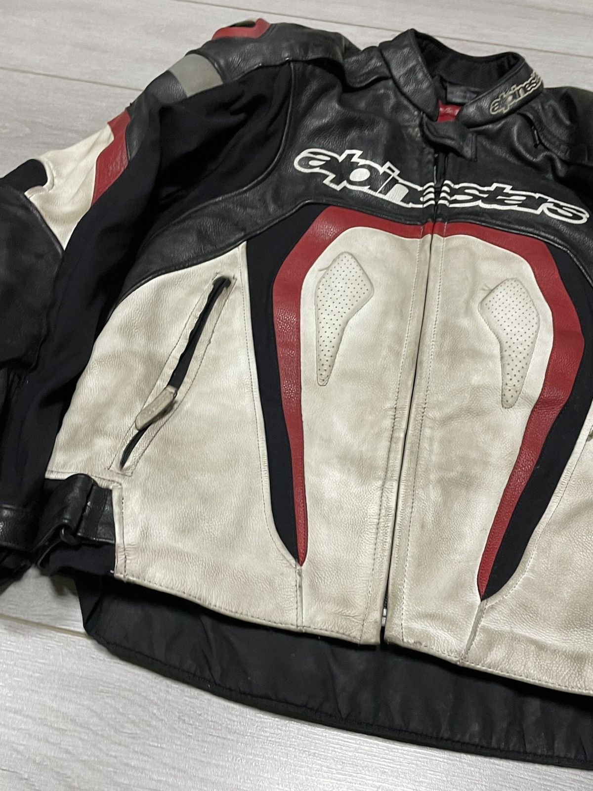 Alpinestars Alpinestars leather jacket big jacket protect lined Size US S / EU 44-46 / 1 - 5 Thumbnail