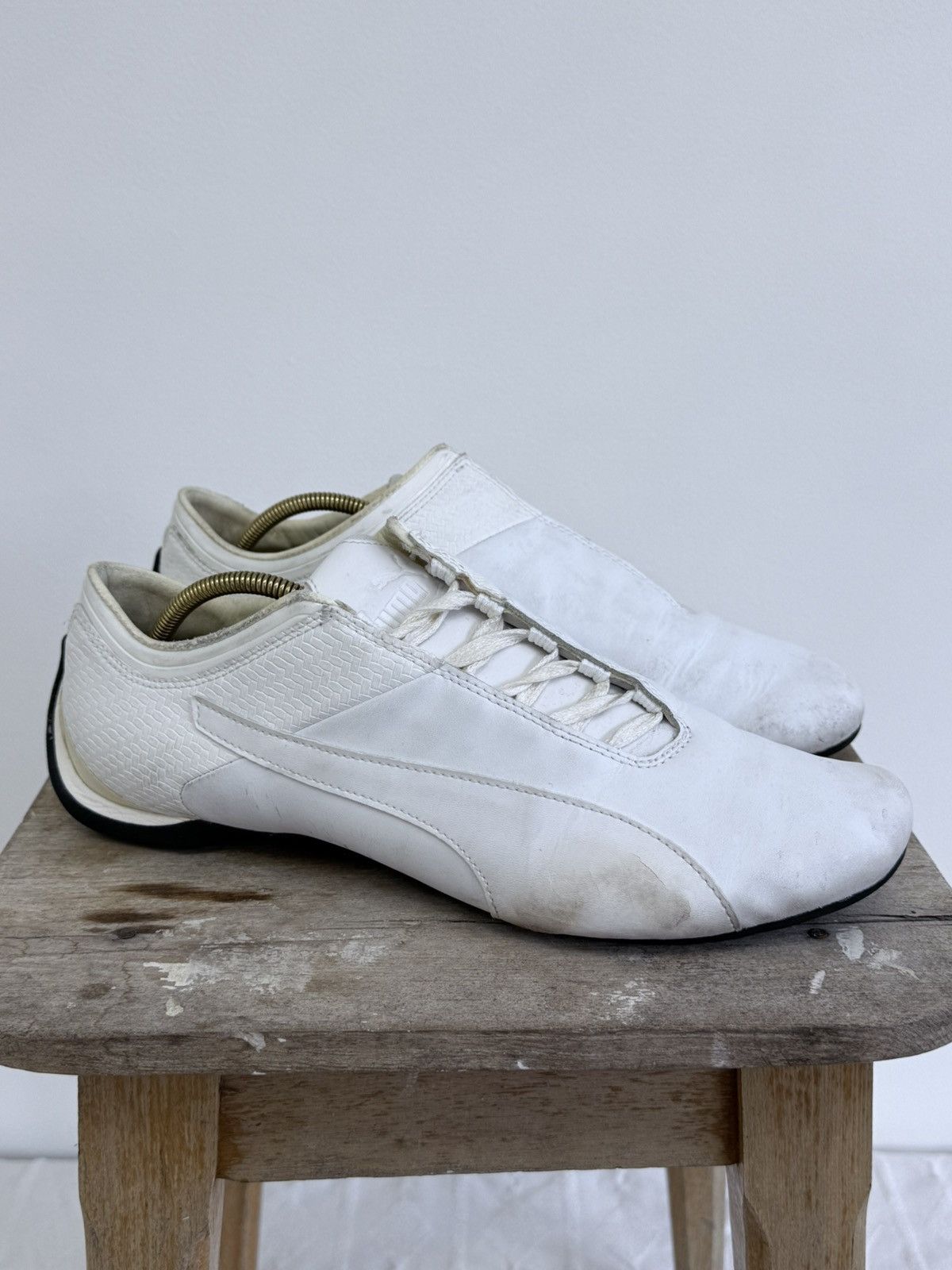 Puma Archive 00s Puma Future Cat White leather Sneakers Size US 11 / EU 44 - 3 Thumbnail