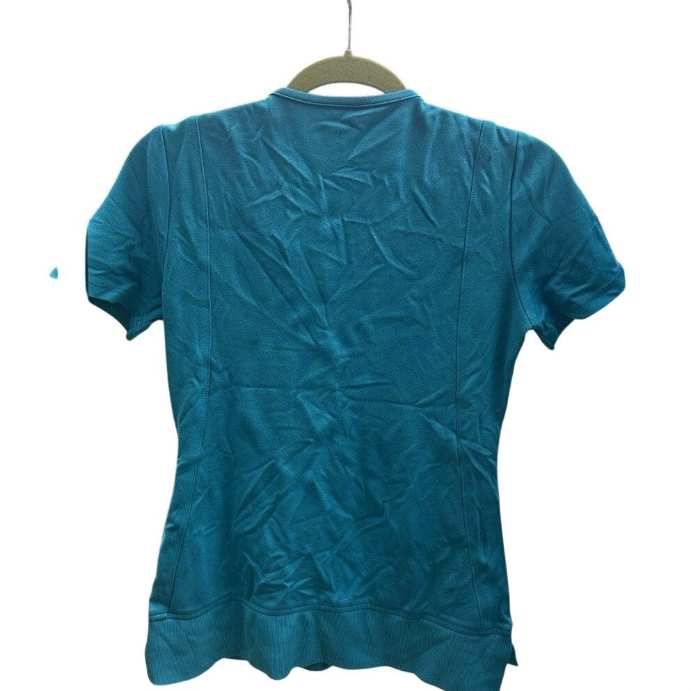 Other Jaanuu Women's Teal Blue Scrub Set Top XS Bottoms XXS Size XS / US 0-2 / IT 36-38 - 9 Thumbnail