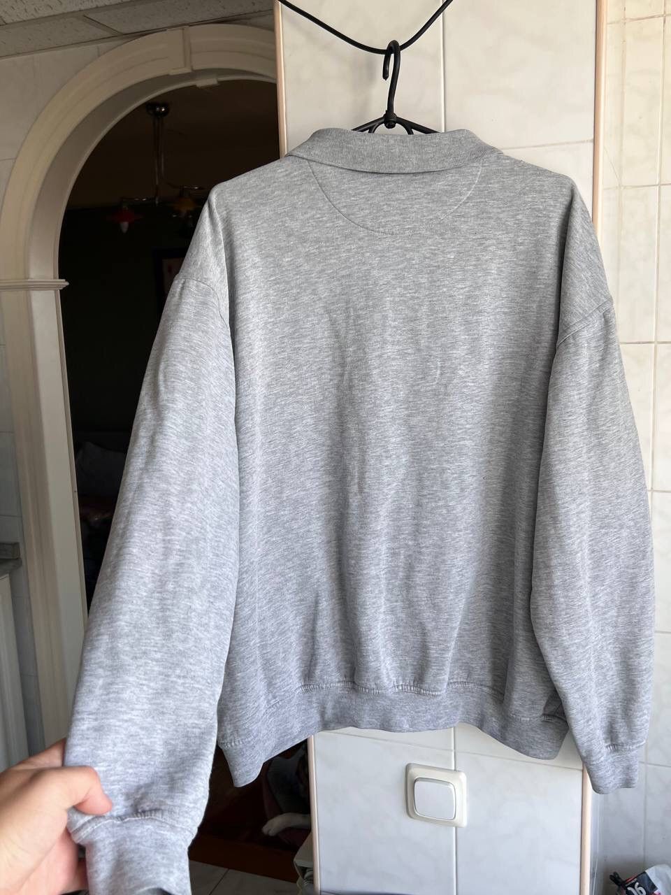 Apple Vintage 90s Apple Computer Sweatshirt Button SF Gray Size L Size US L / EU 52-54 / 3 - 7 Thumbnail