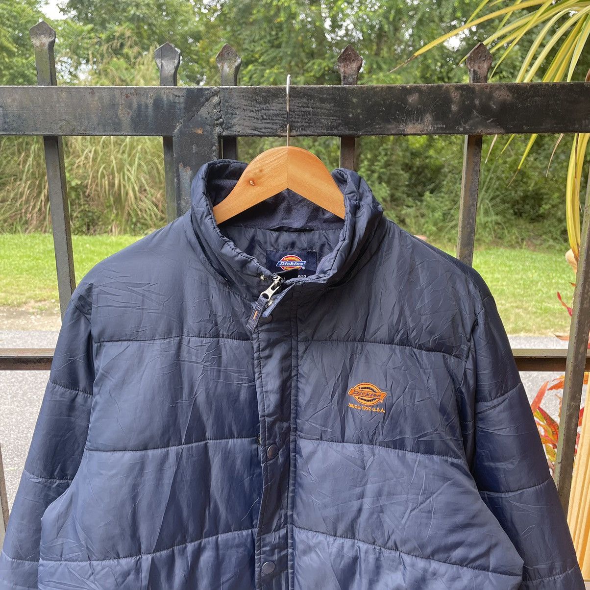 Dickies 🔥Vintage Dickies Full Zipper Puffer Down Winter Light Jacket Size US L / EU 52-54 / 3 - 3 Thumbnail