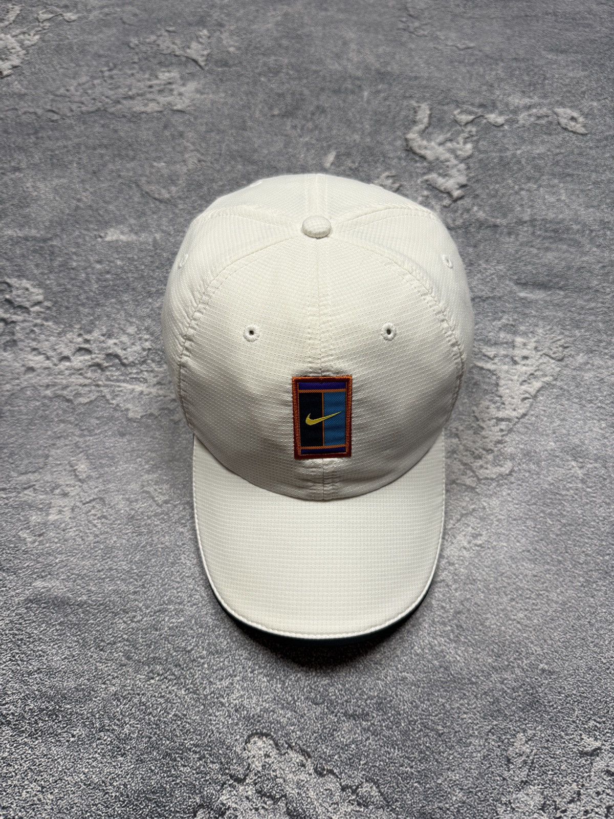 Nike × Vintage Vintage Nike Court White Cap Size ONE SIZE - 3 Thumbnail