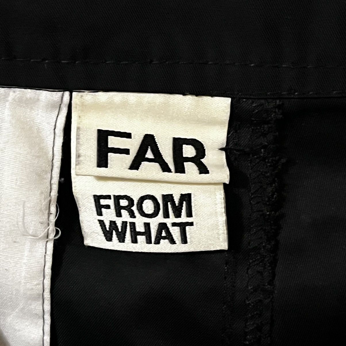 FAR FROM WHAT × Japanese Brand Far From What (Far Archive) Curve Zip Track Pants Size XXL Size US 36 / EU 52 - 6 Thumbnail