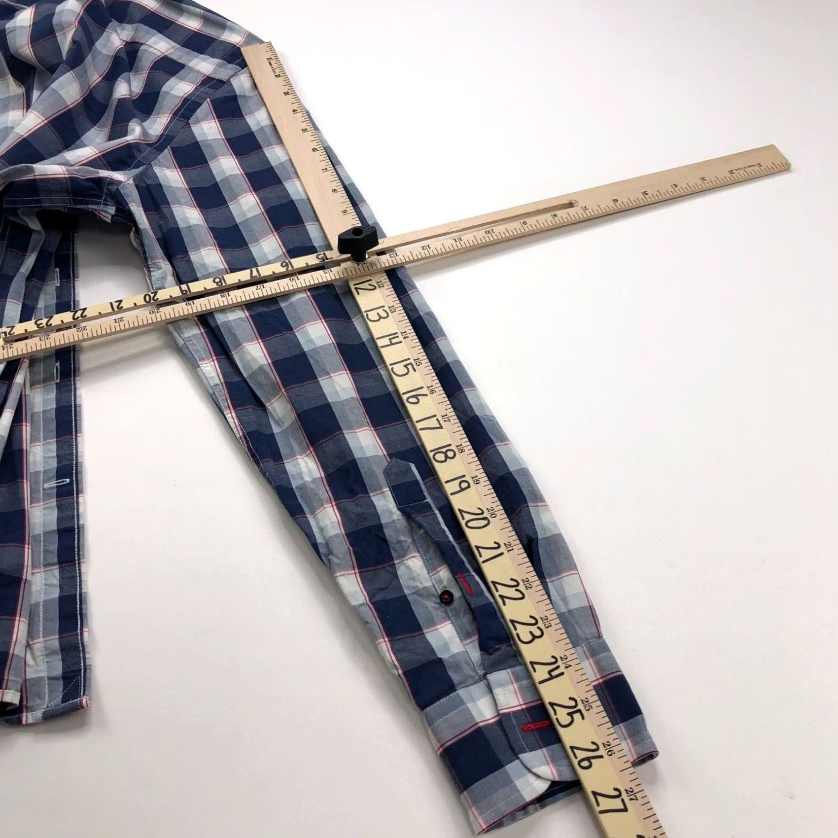 UNTUCKit UNTUCKit Large 100% Cotton SLIM FIT Button Long Sleeve Plaid Casual Shirt Mens L Multicolor Plaid Modern Classic Seasonal Slimming" Size US L / EU 52-54 / 3 - 5 Thumbnail