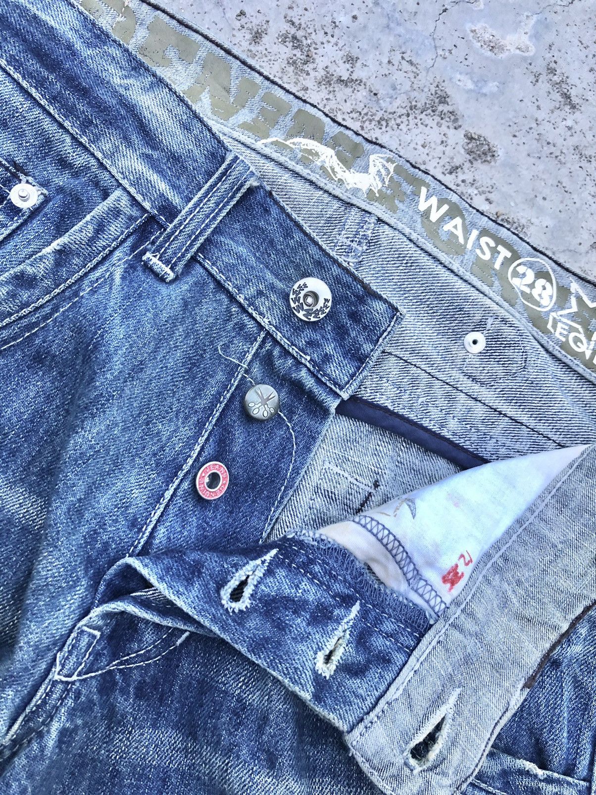 Japanese Brand BUCKLE BACK DENIM BY WHO's WHO DENIM Size US 30 / EU 46 - 7 Thumbnail