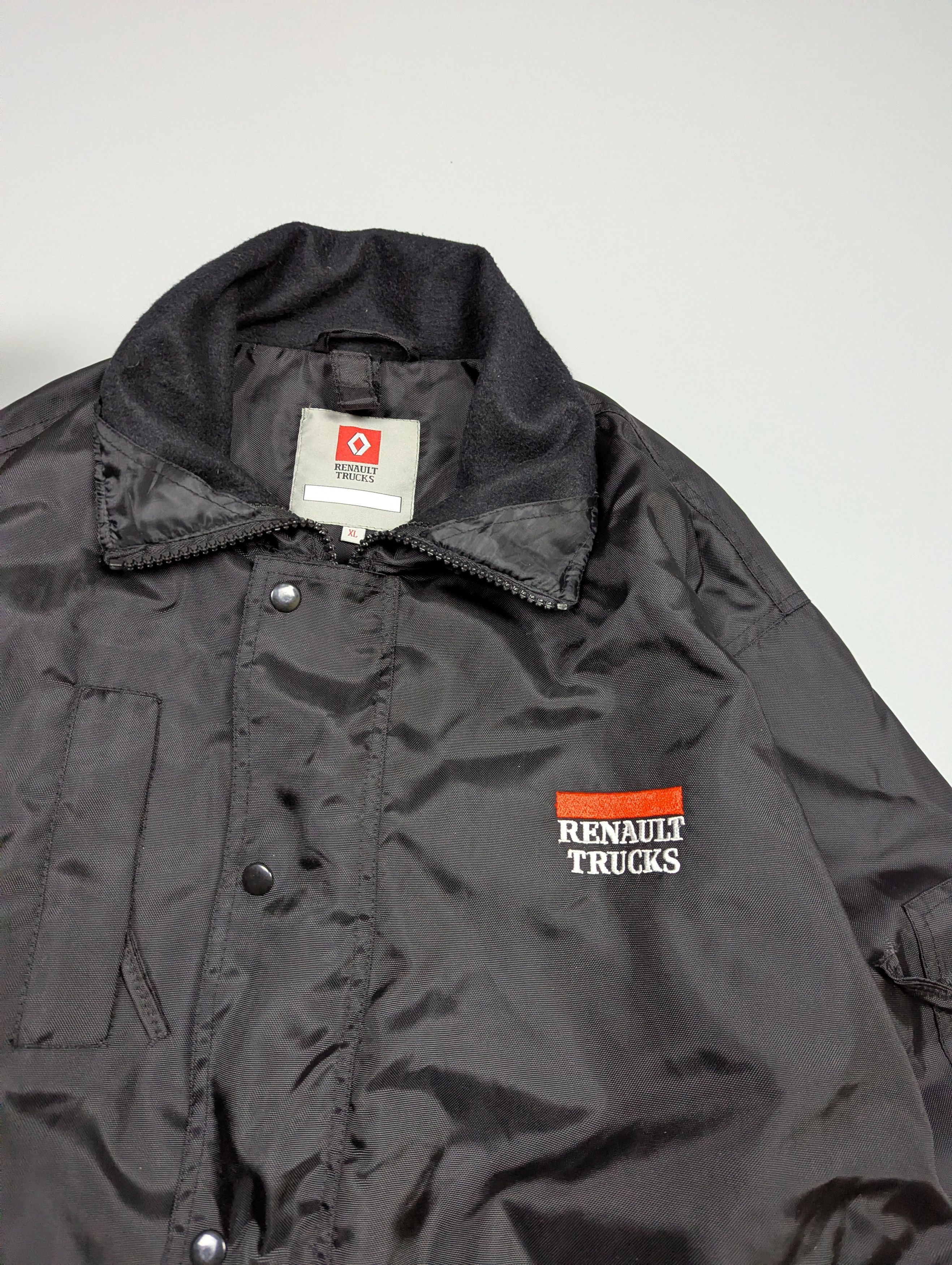 Vintage Renault Trucks Lightweight Windbreaker Jacket Black Size XL Size US XL / EU 56 / 4 - 3 Thumbnail