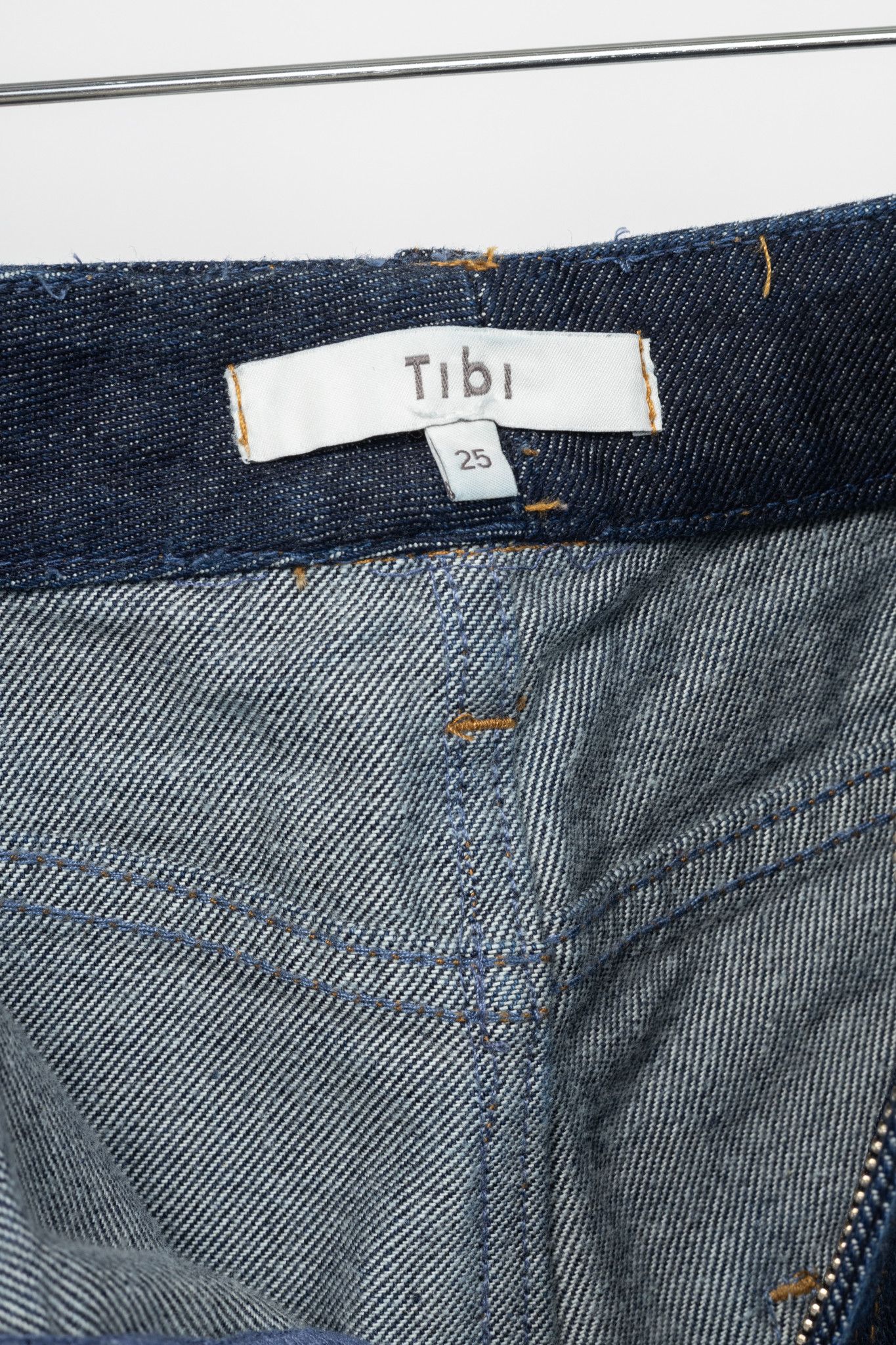 Tibi Tibi Earl Dark Denim Indigo Barrel Jeans Size 25" / US 0 / IT 36 - 9 Thumbnail