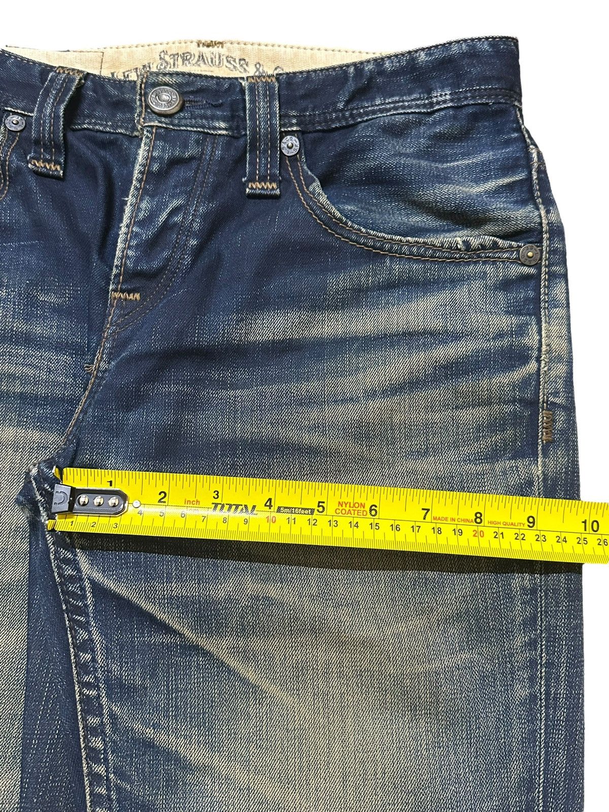Levi's Vintage Levis 511 Mud Wash Faded Style Classic Jeans Size US 30 / EU 46 - 16 Thumbnail