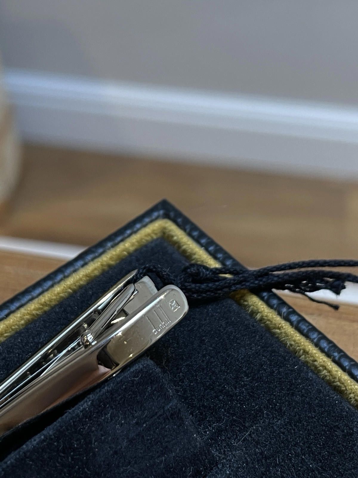 Alfred Dunhill Dunhill Silver And Onyx Tie Bar Size ONE SIZE - 3 Thumbnail