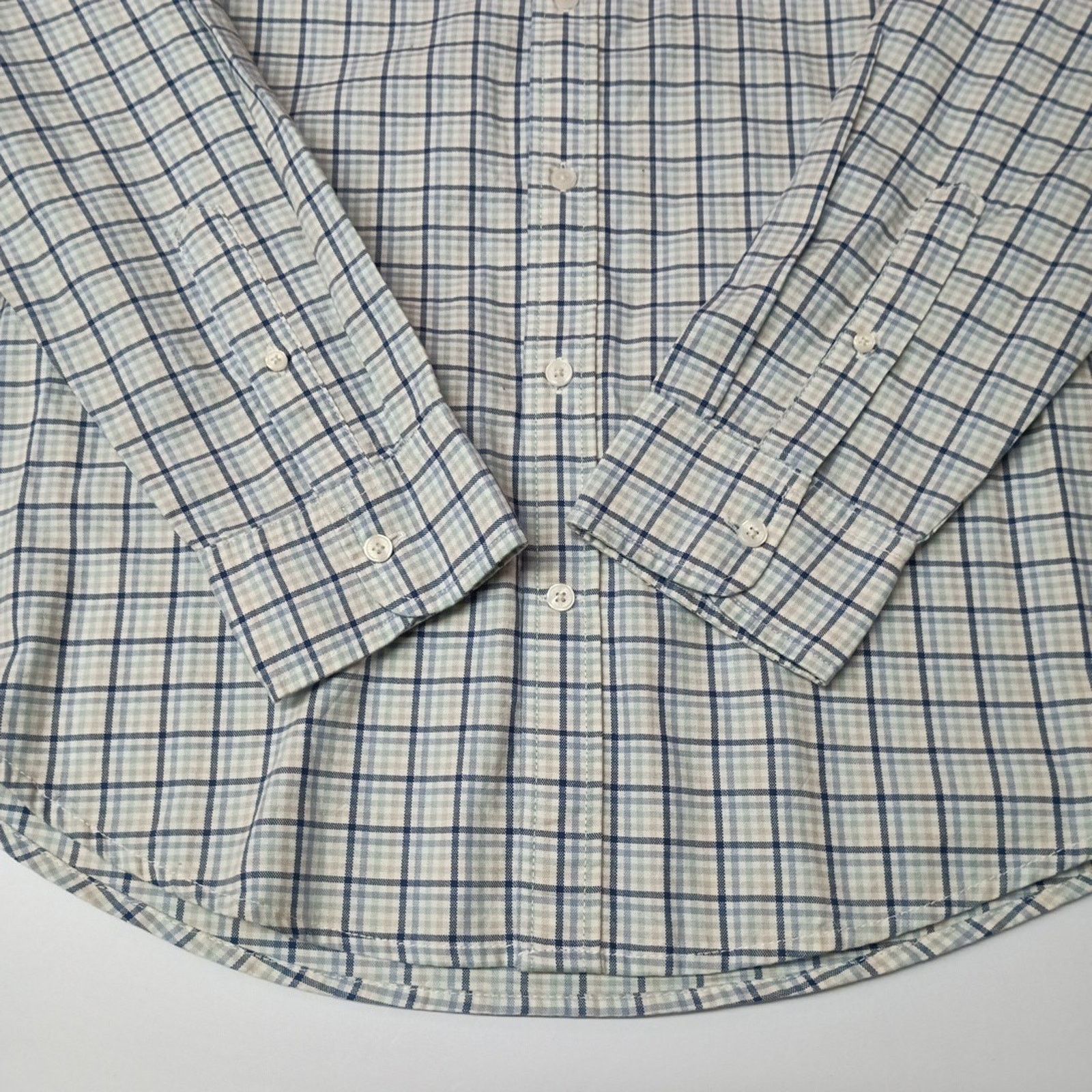 St. Johns Bay St John’s Bay Shirt Men's Size L Multi White Grid Check Size US L / EU 52-54 / 3 - 2 Thumbnail