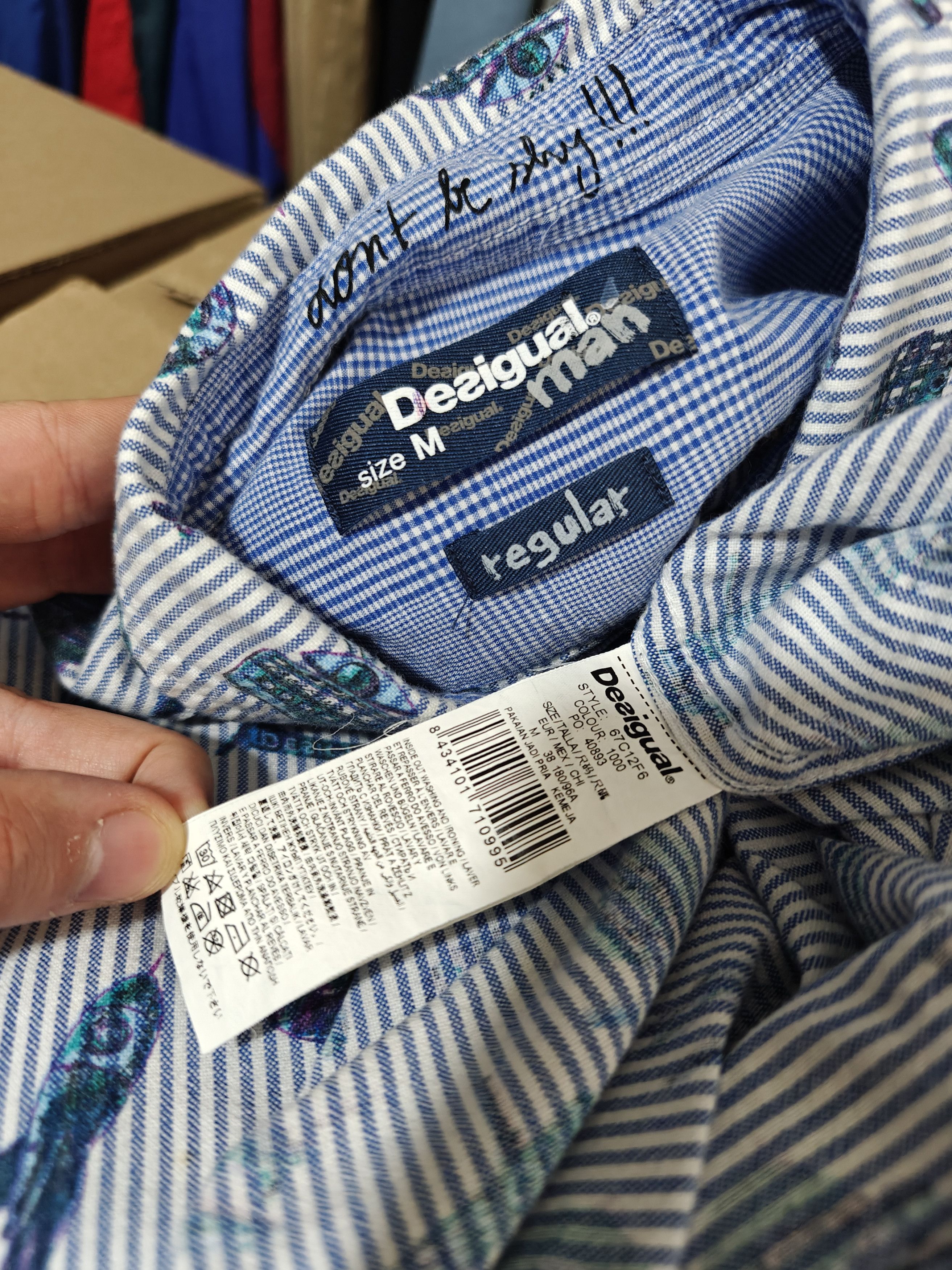 Desigual Desigual Astronaut Shirt Button Regular Fit size M Size US M / EU 48-50 / 2 - 9 Thumbnail