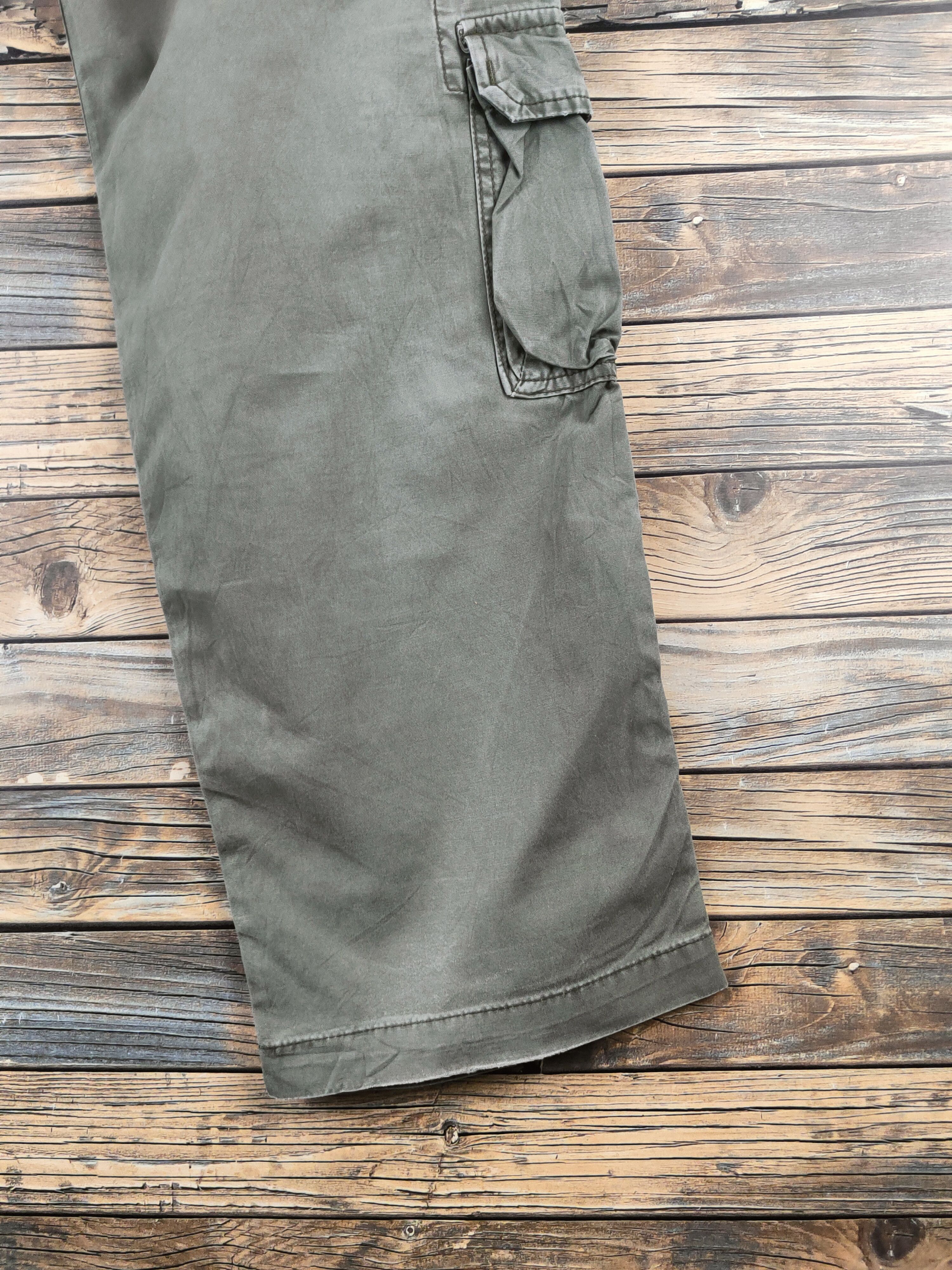 Alpha Industries DL Alpha Industries Green Multipocket Cargo Pants #46-833 Size US 33 - 12 Thumbnail