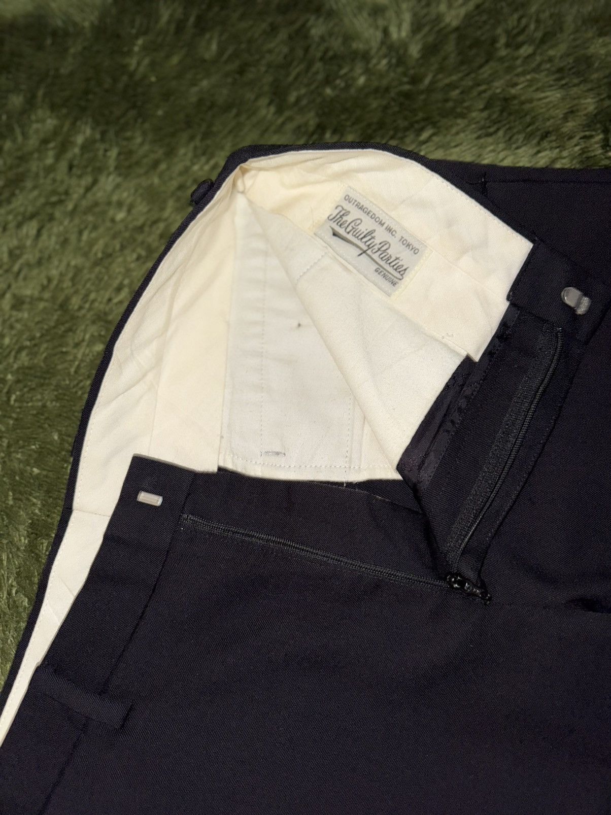 Wacko Maria [S] Wacko Maria Blank Line Jonny A Wool Slacks Trousers Size US 32 / EU 48 - 4 Thumbnail
